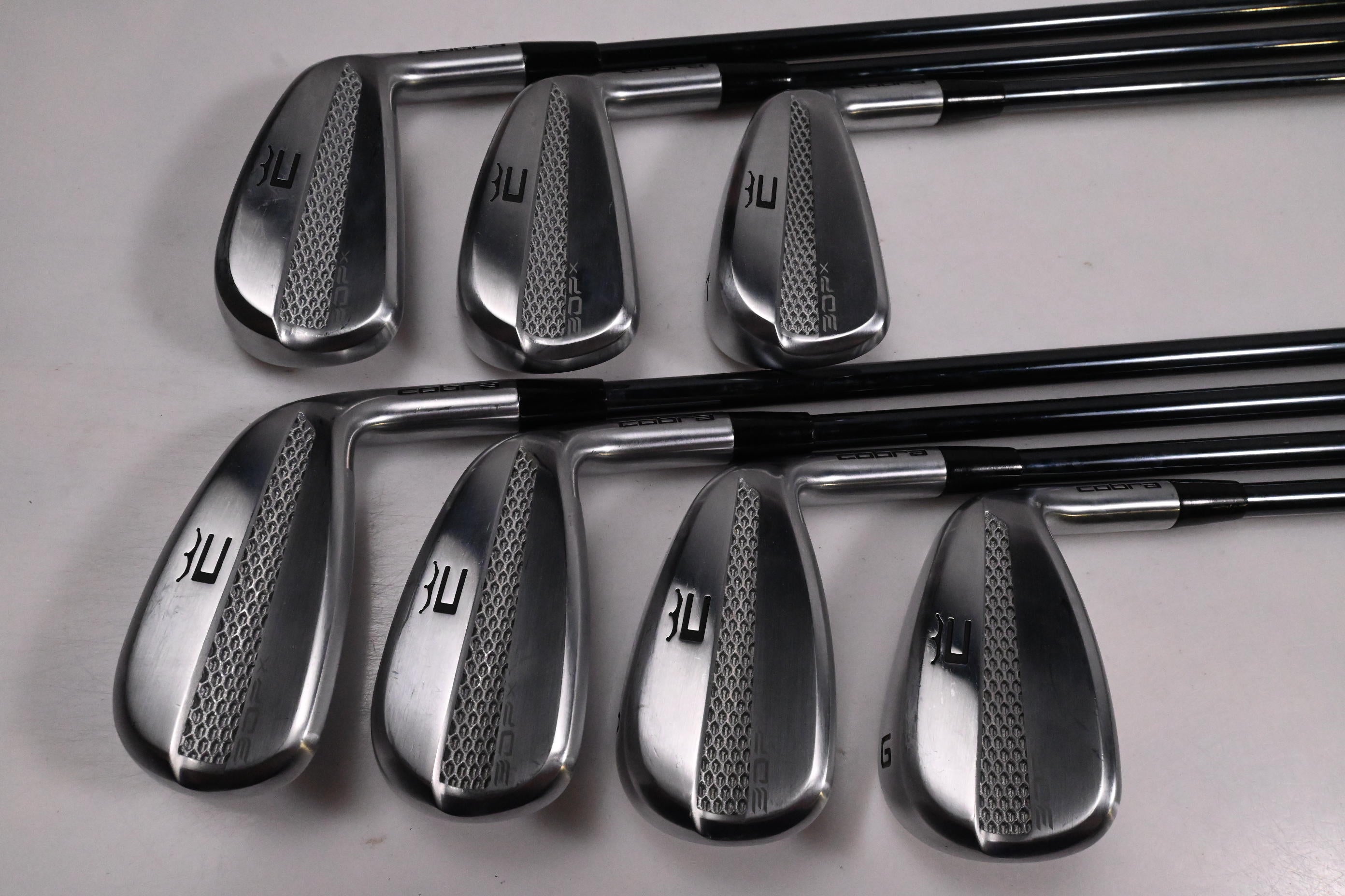 Cobra 3DP X Irons / 5-PW+GW / Senior Flex UST Recoil Dart 65 Shafts