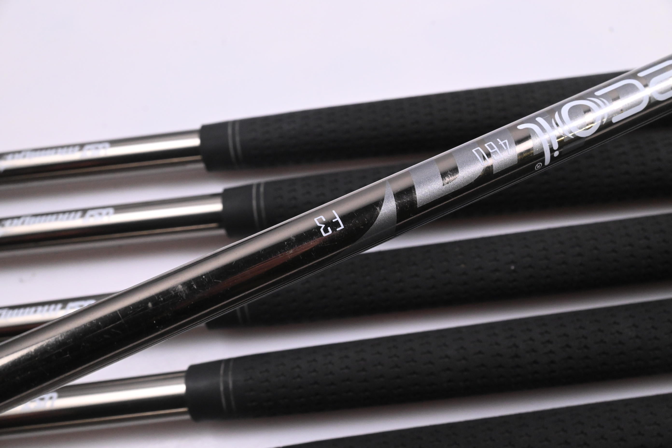 Left Hand Tour Edge Hot Launch 3 Irons / 3-PW+GW+SW+LW / Regular Flex UST Recoil