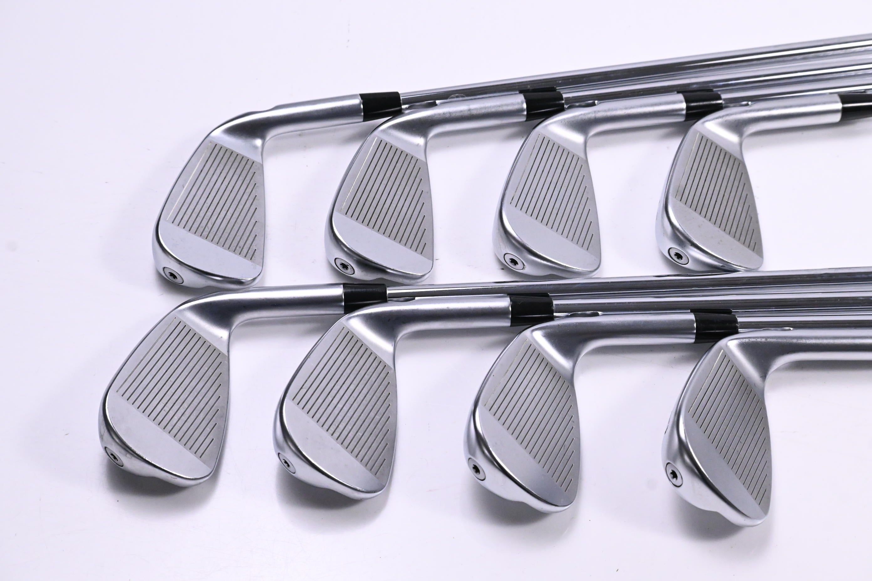 Left Hand Ping i530 Irons / 4-PW+UW / Blue Dot / Stiff Flex Ping AWT 2.0 Shafts