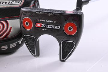 Odyssey O-Works Black V-Line Fang Putter / 34 Inch