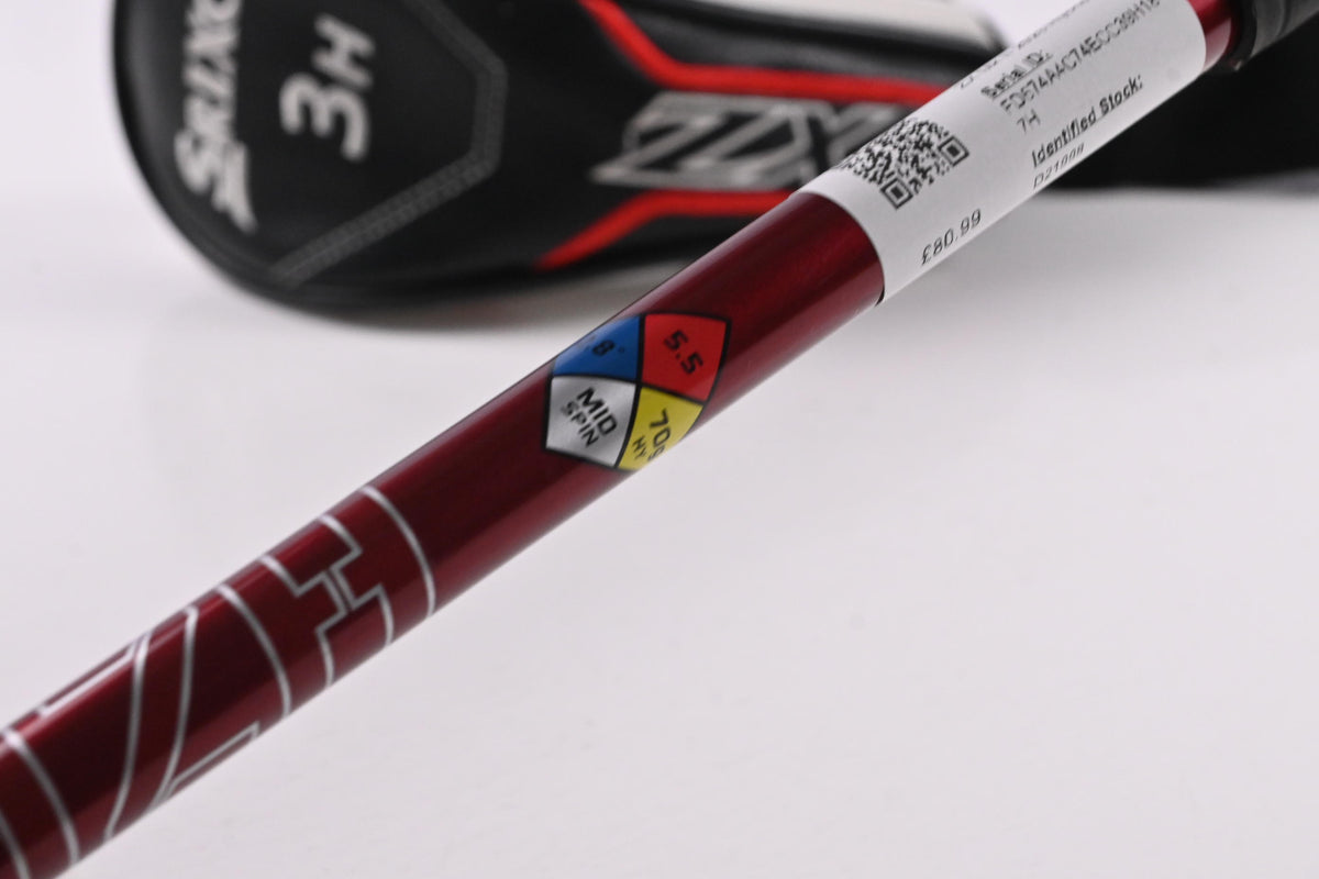 Srixon ZX Mk II 2023 #3 Hybrid / 19 Degree / Regular Flex HZRDUS RDX Smoke Red