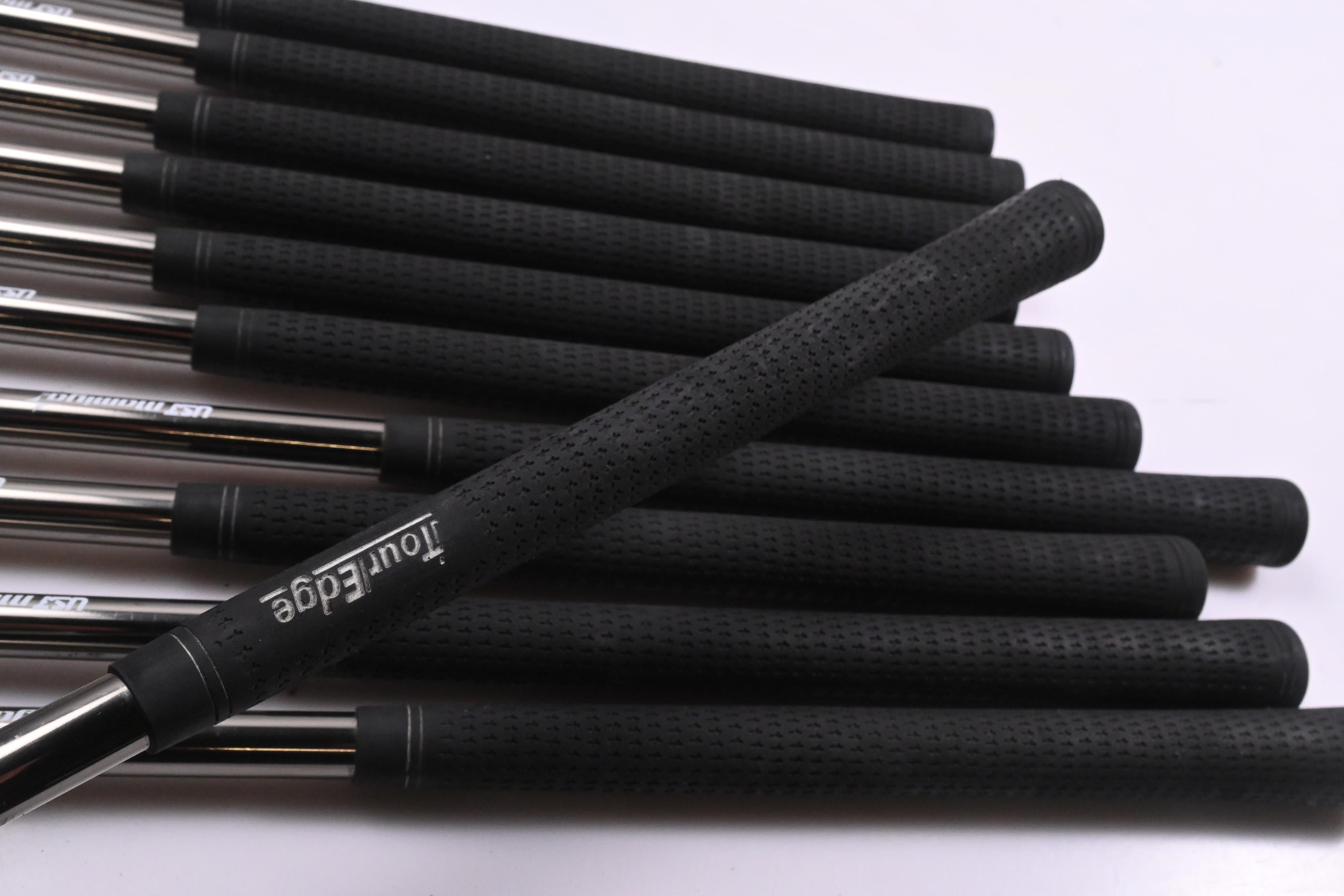 Left Hand Tour Edge Hot Launch 3 Irons / 3-PW+GW+SW+LW / Regular Flex UST Recoil