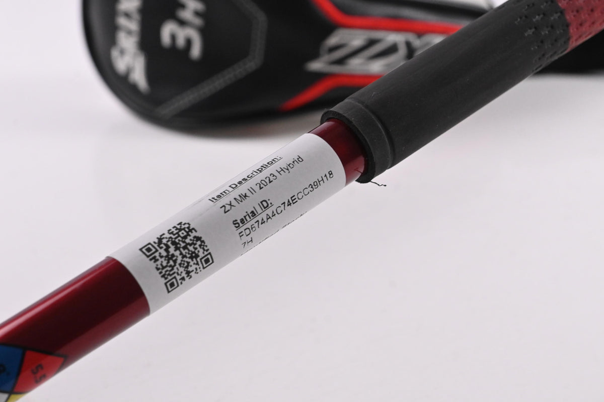Srixon ZX Mk II 2023 #3 Hybrid / 19 Degree / Regular Flex HZRDUS RDX Smoke Red