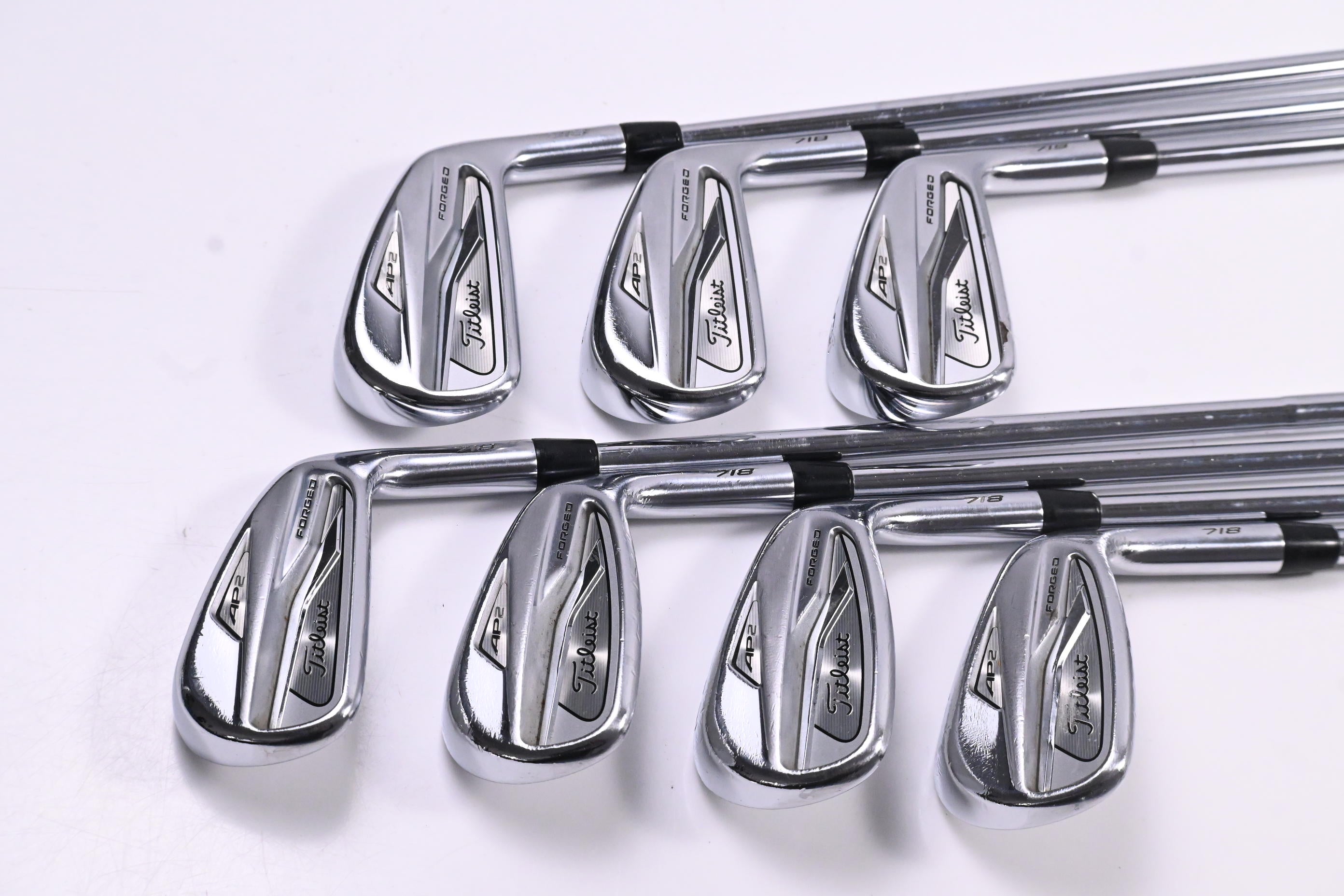 Titleist 718 AP2 Irons / 4-PW / Stiff Flex True Temper AMT White S300 Shafts
