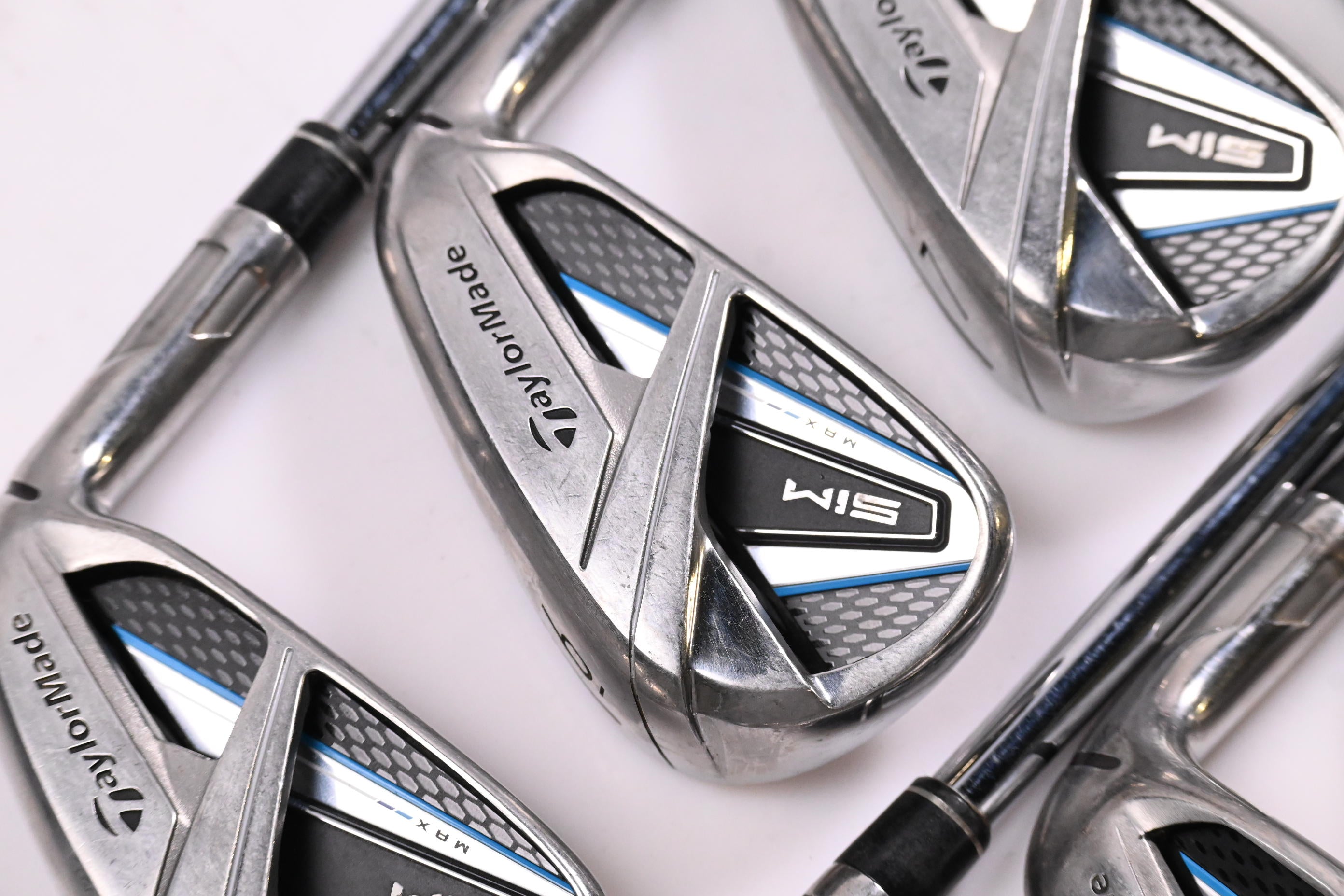 Taylormade SIM Max Irons / 5-PW+GW+SW / Regular Flex KBS MAX 85 Shafts