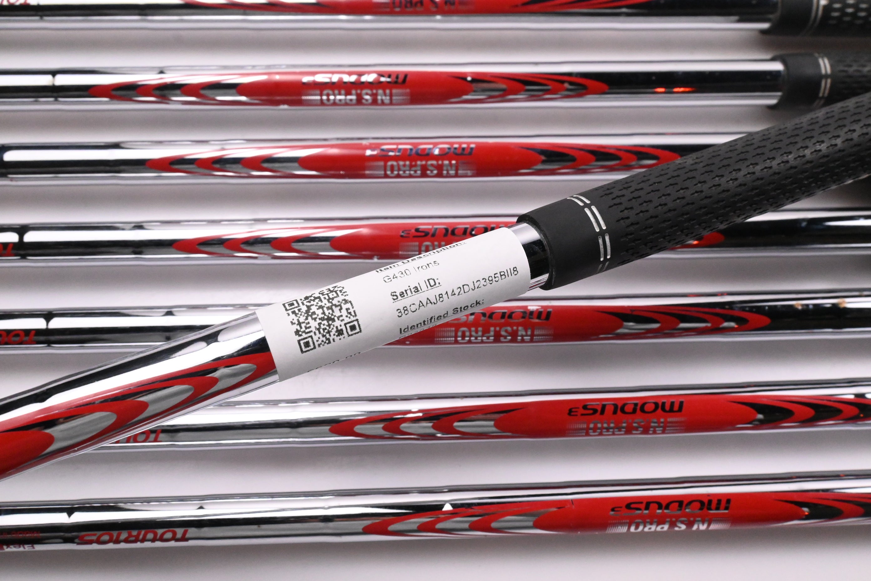 Ping G430 Irons / 4-PW+45° / Blue Dot / Stiff Flex N.S.Pro Modus3 Tour 105 Shafts