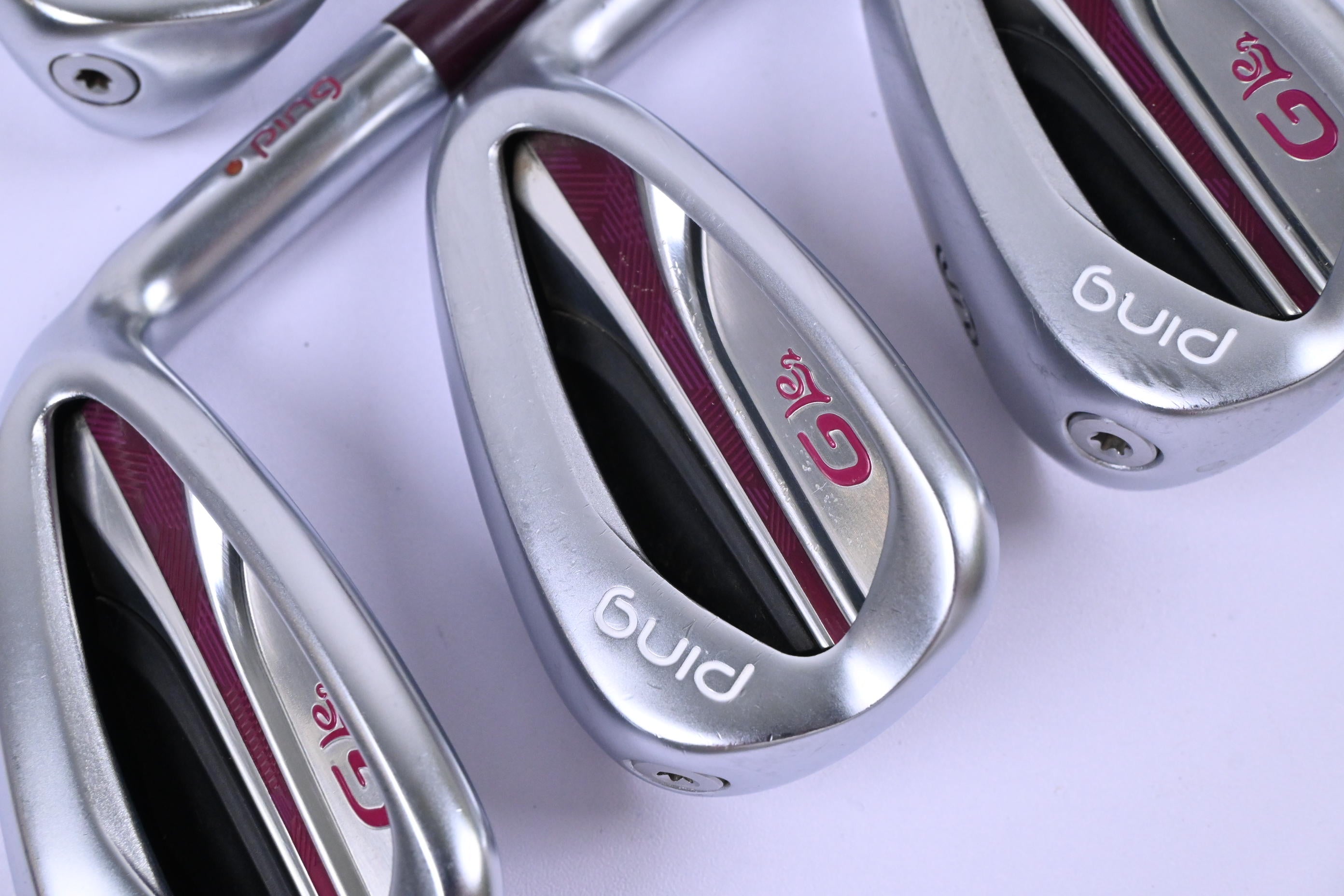 Ladies Ping G Le2 Irons / 7-PW+SW / Orange Dot / Ladies Flex Ping ULT 240 Shafts
