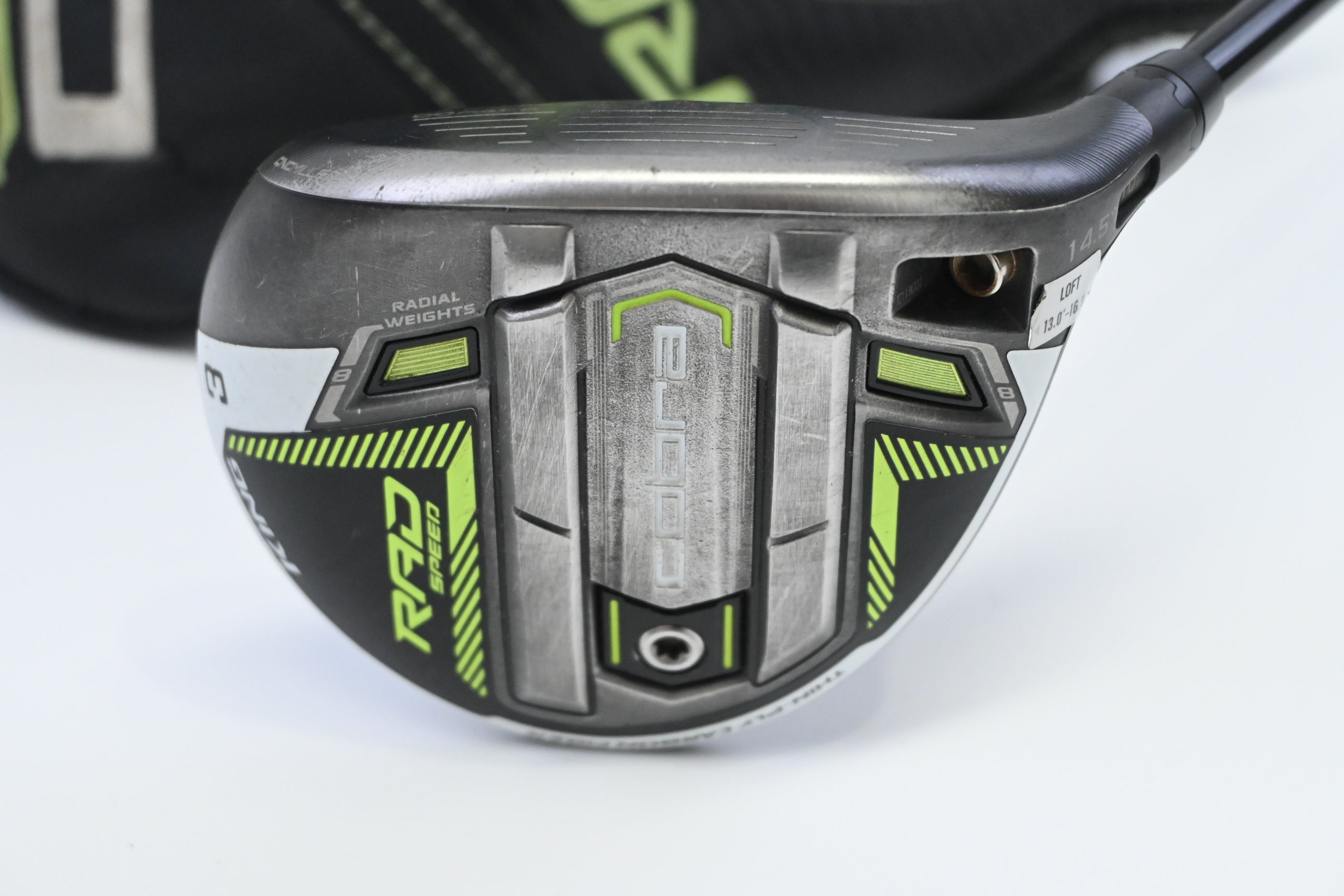 Cobra King Radspeed #3 Wood / 14.5 Degree / Stiff Flex HZRDUS Smoke Blue RDX 70