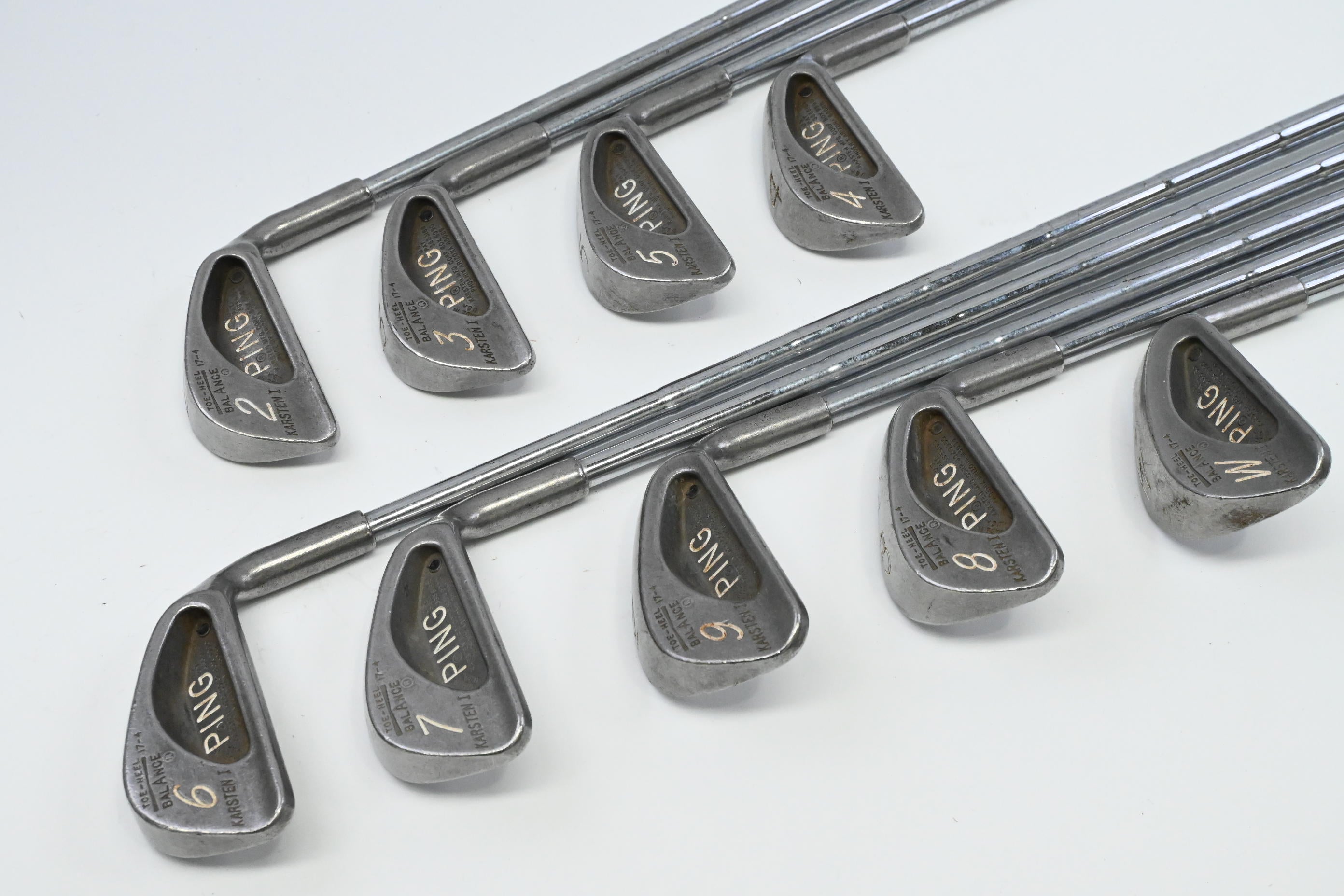 Ping Karsten I Irons / 2-PW / Black Dot / Regular Flex Ping Shafts