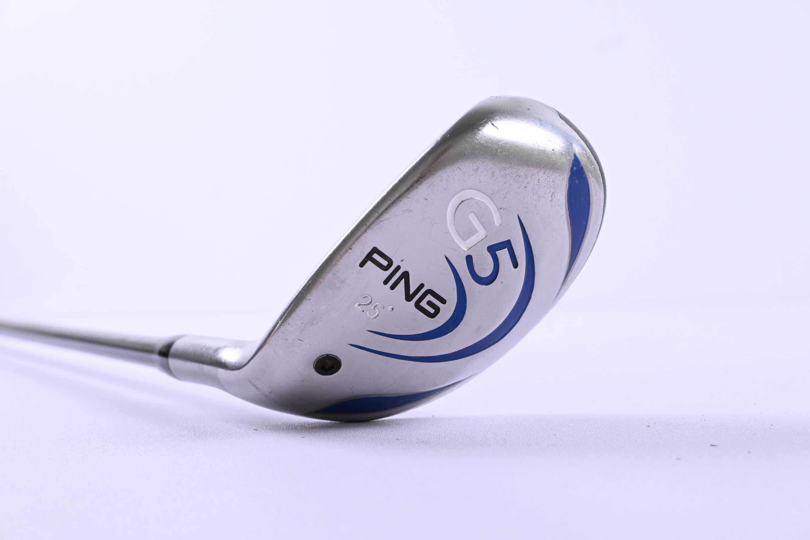 Left Hand Ping G5 #5 Hybrid / 25 Degree / Regular Flex Ping TFC 100 H