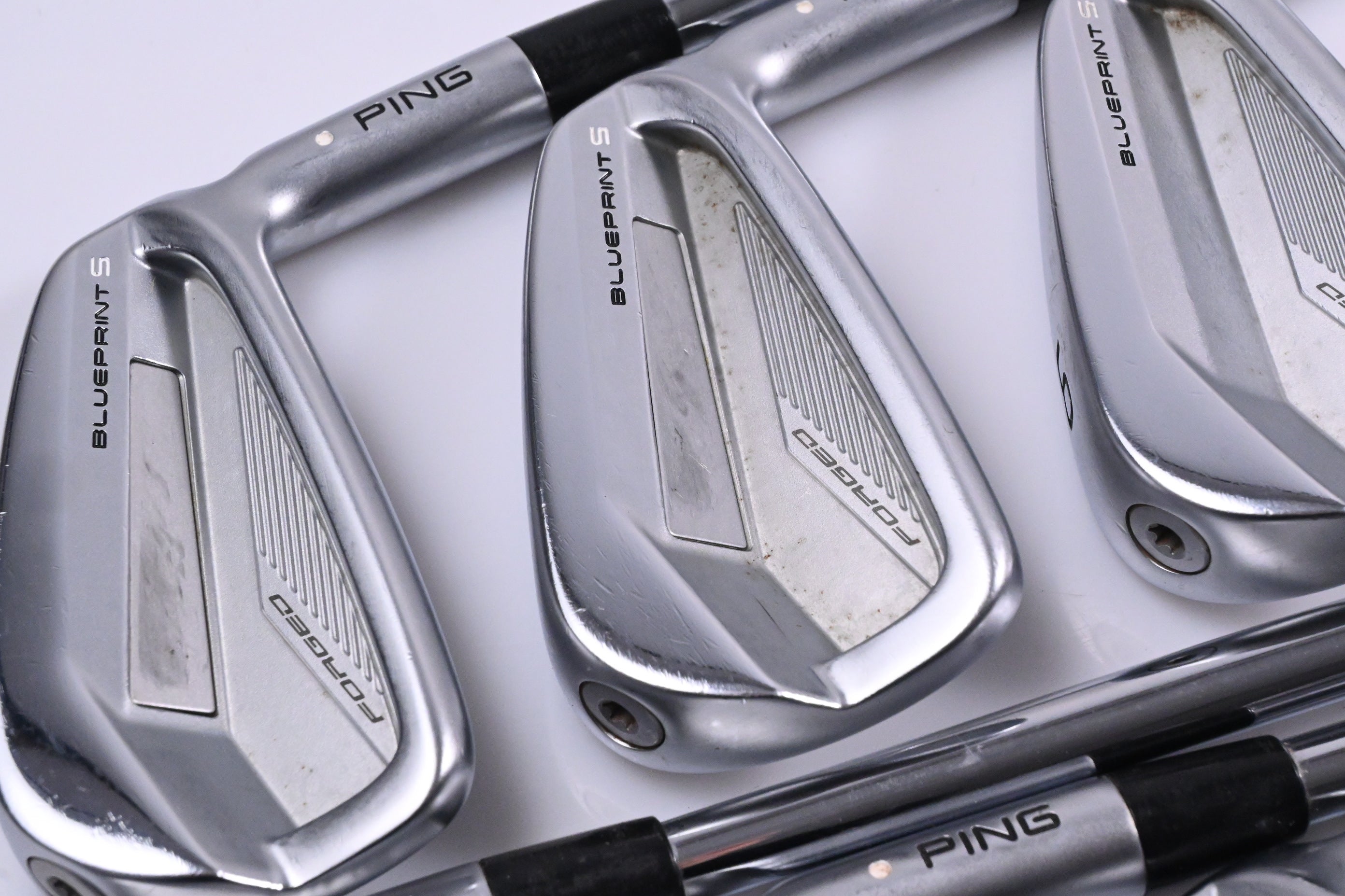 Ping Blueprint S Irons / 4-PW / White Dot / Stiff Flex Dynamic Gold 120 S300