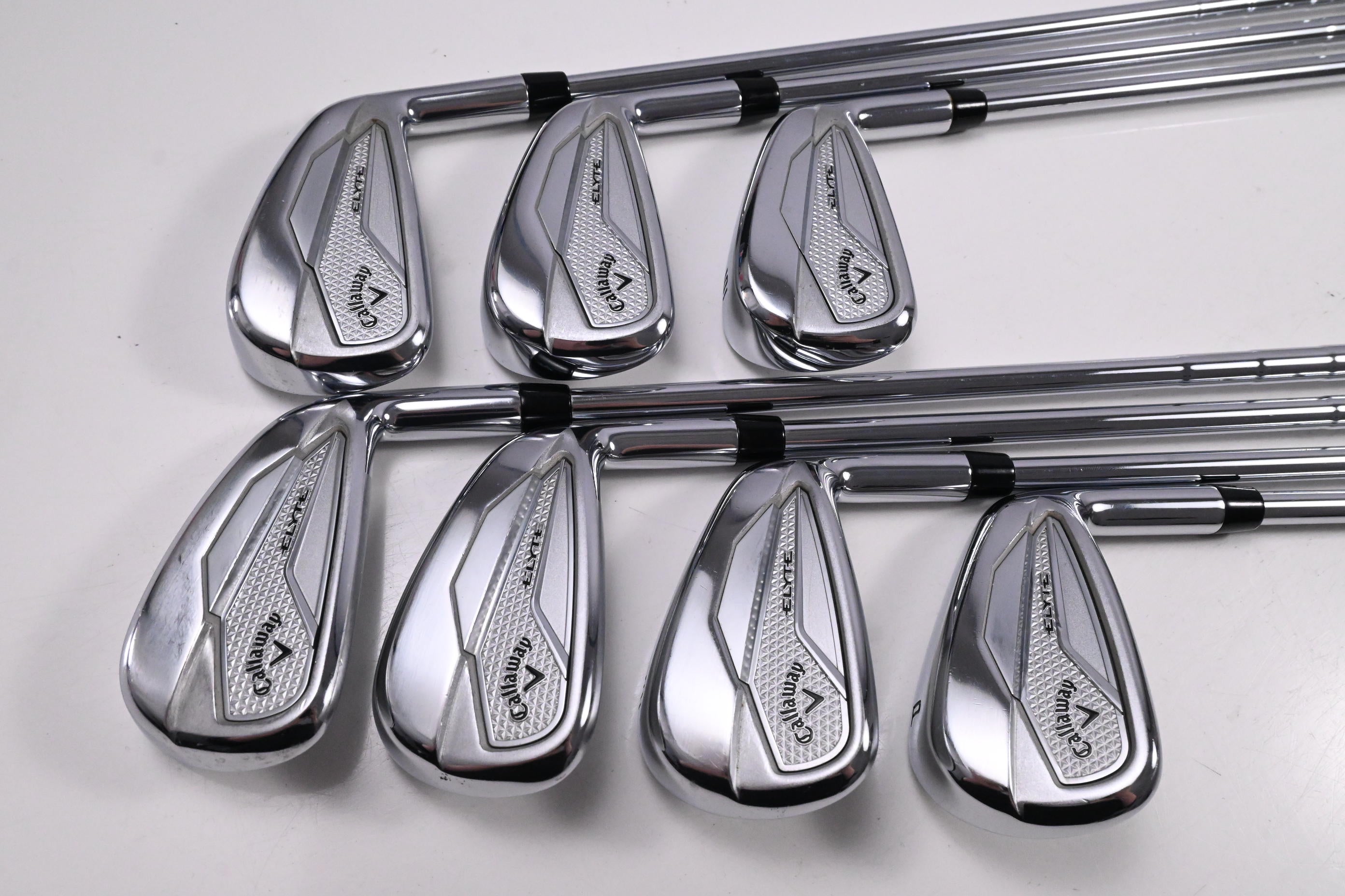 Callaway Elyte Irons / 4-PW / Stiff Flex Vector Shafts