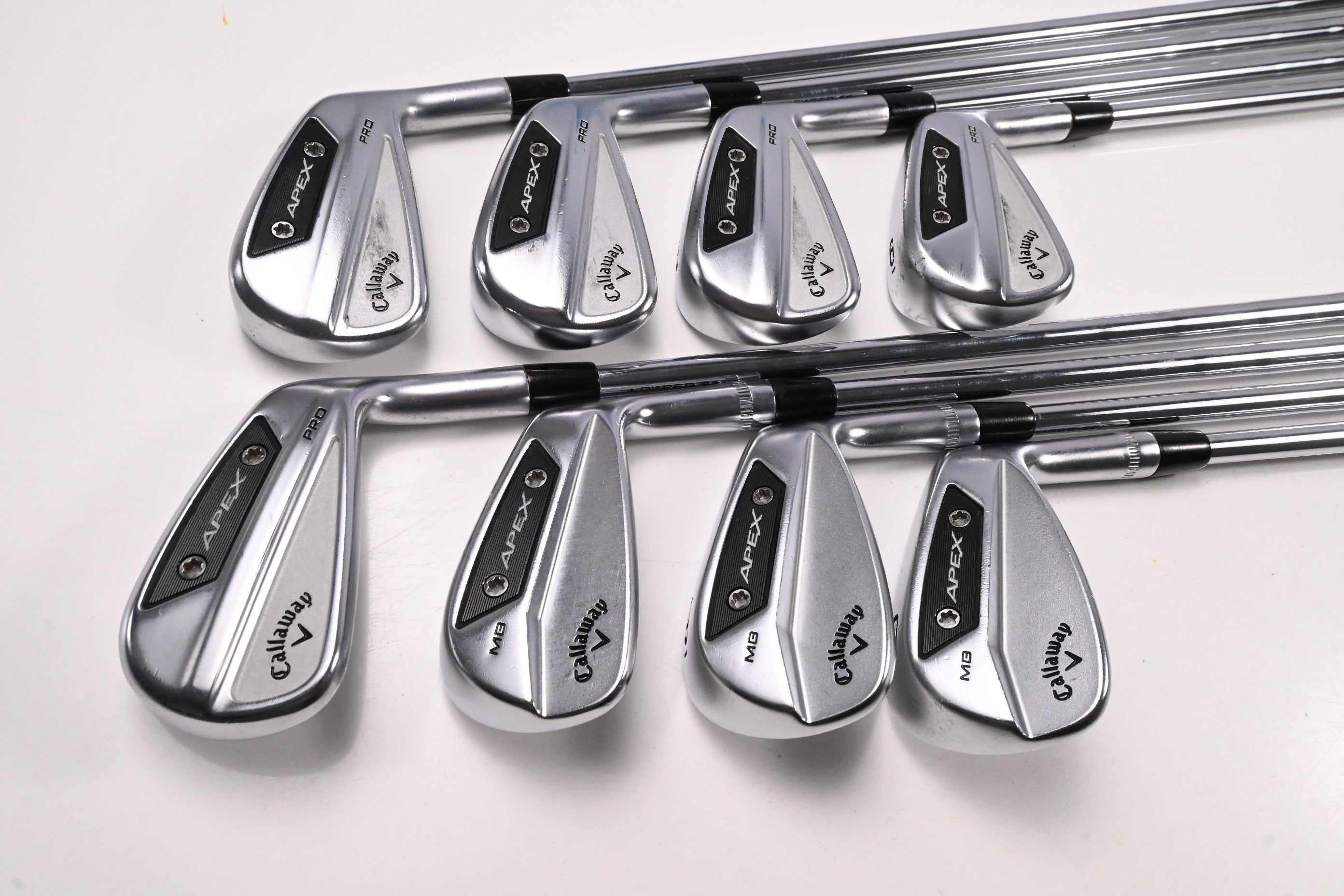 Callaway Apex Pro/MB Combo 24 Irons / 3-PW / X-Flex KBS $-Taper 130 Shafts