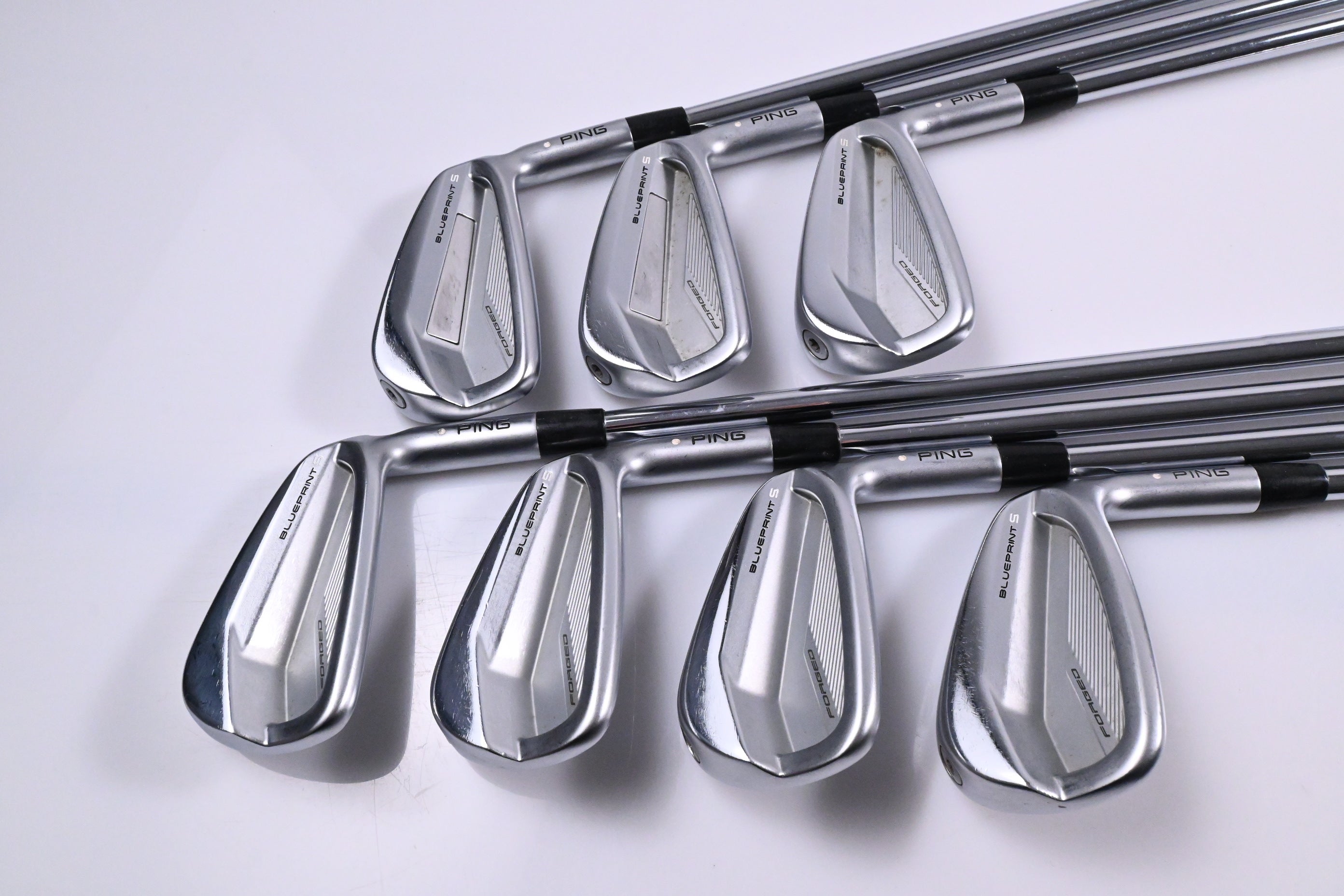 Ping Blueprint S Irons / 4-PW / White Dot / Stiff Flex Dynamic Gold 120 S300