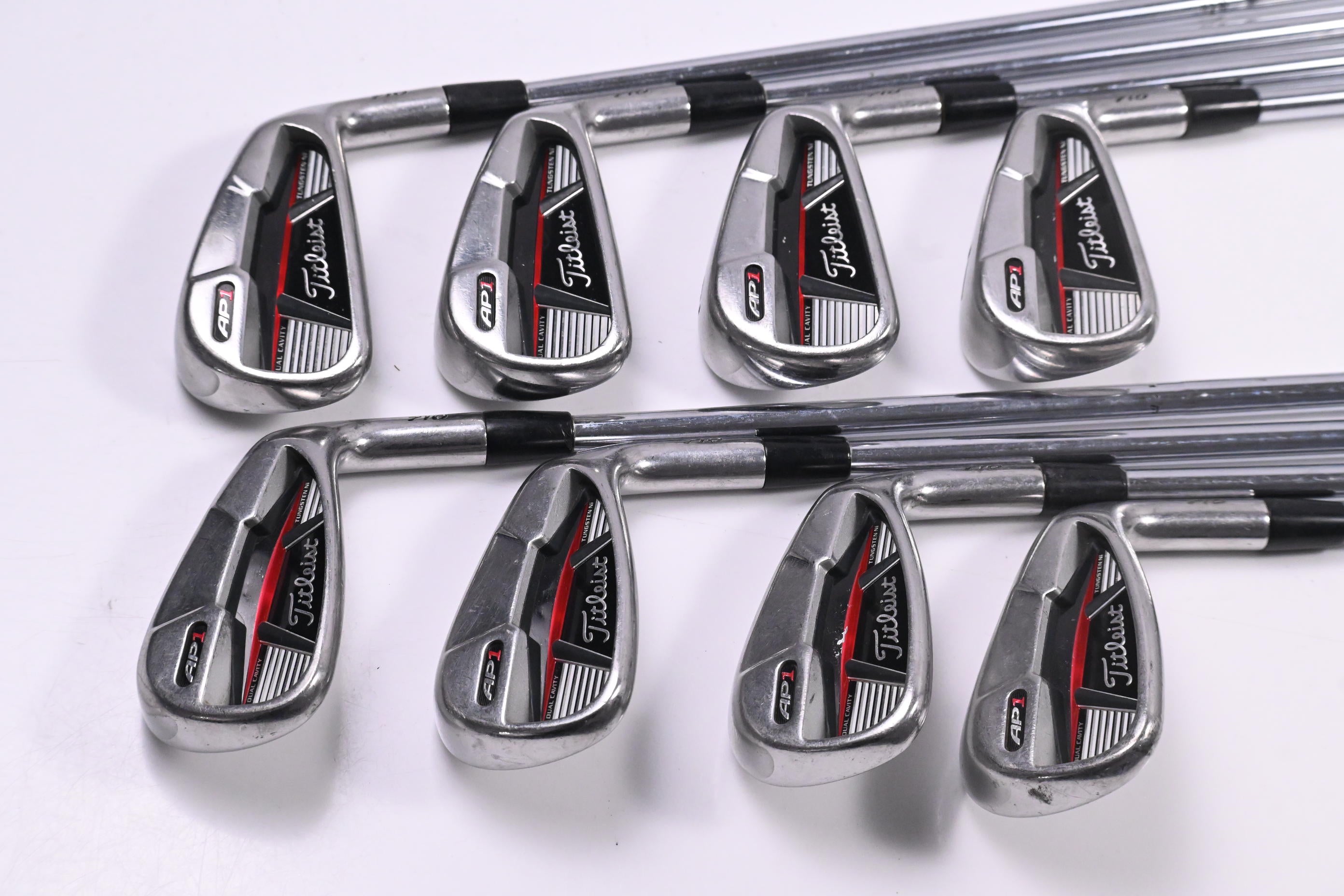 Titleist AP1 710 Irons / 4-PW+GW / Stiff Flex Titleist Steel Shafts