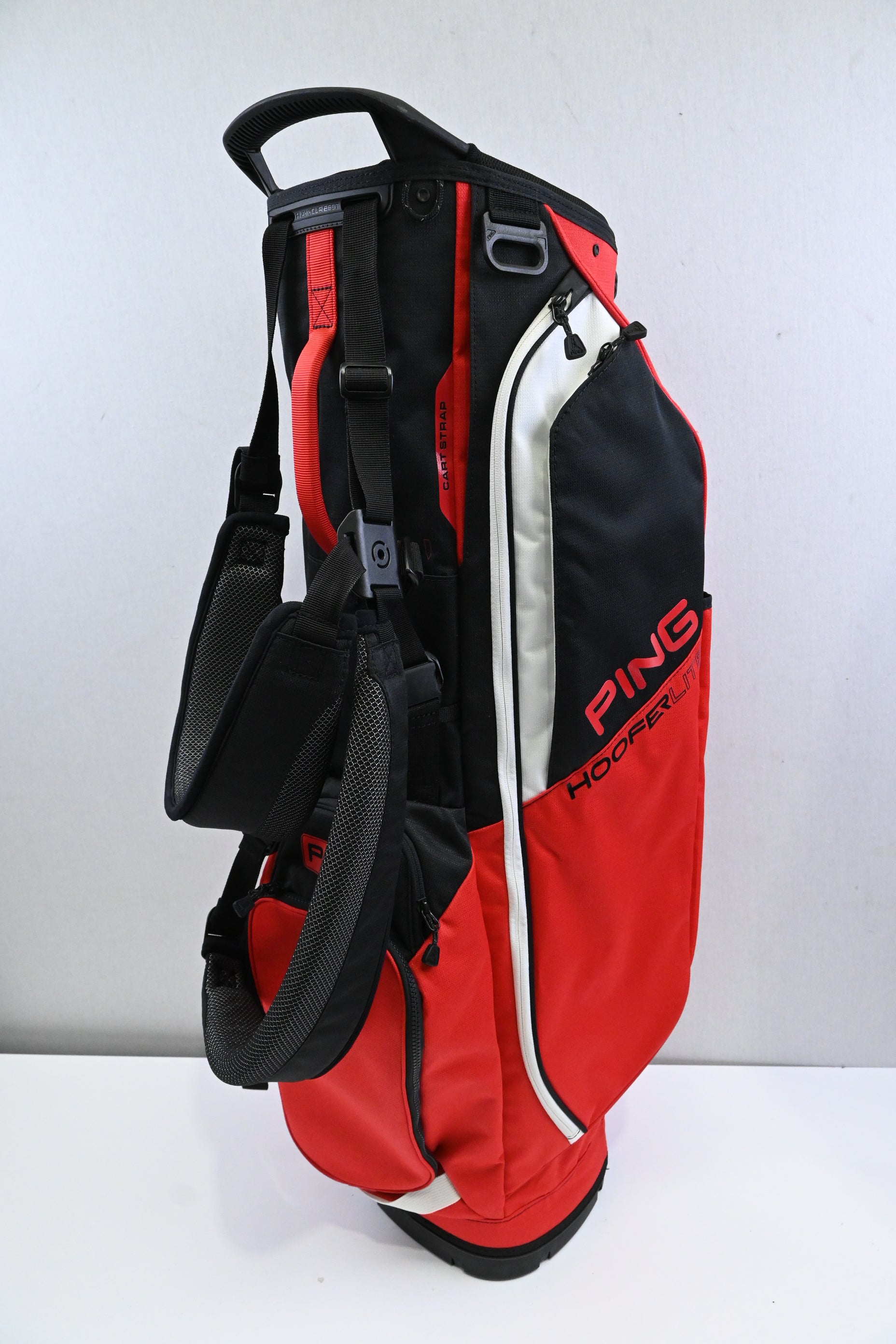 Ping Hoofer Lite Stand Bag / 4-Way / Red, Black