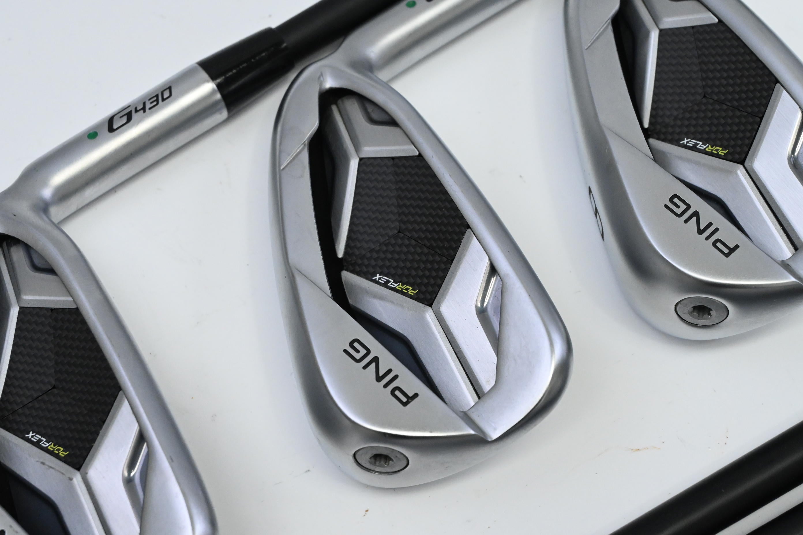 Ping G430 Irons / 6-PW+45°+54° / Green Dot / Regular Flex Ping Alta CB AWT Black