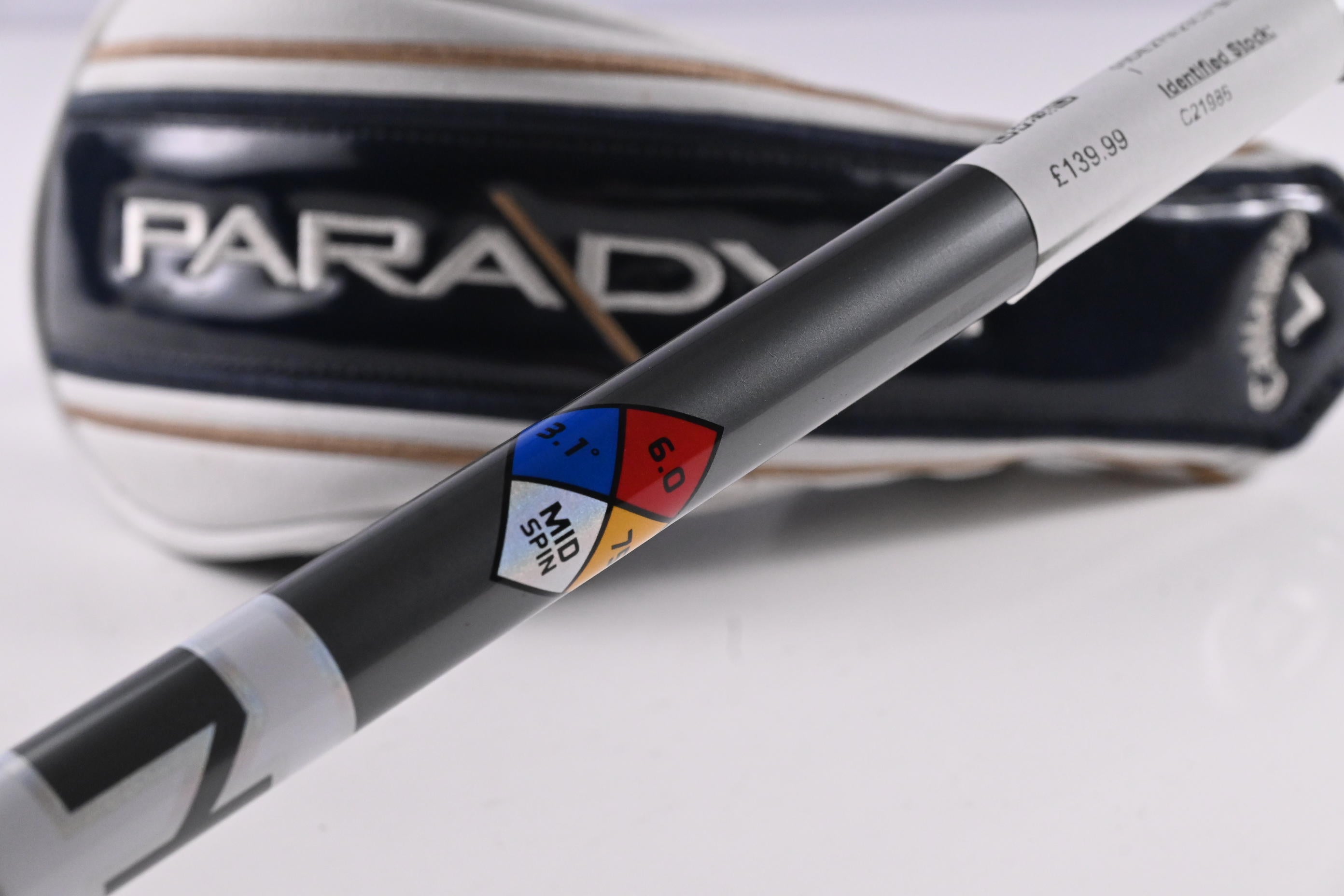 Callaway Paradym #3 Hybrid / 18 Degree / Stiff Flex HZRDUS Silver 75 Shaft