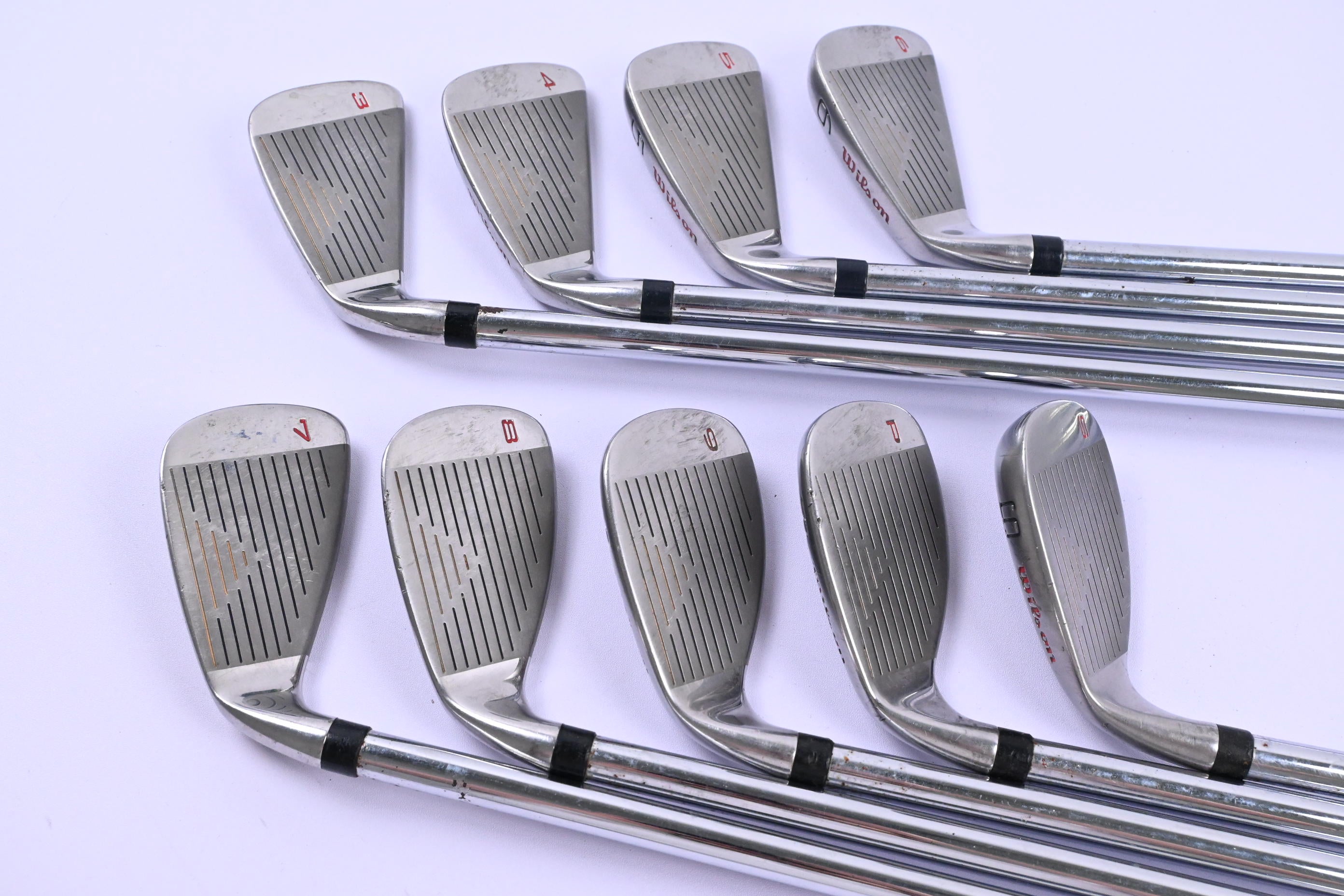 Wilson Fat Shaft Irons / 3-PW+SW / Regular Flex Wilson Fat Shafts