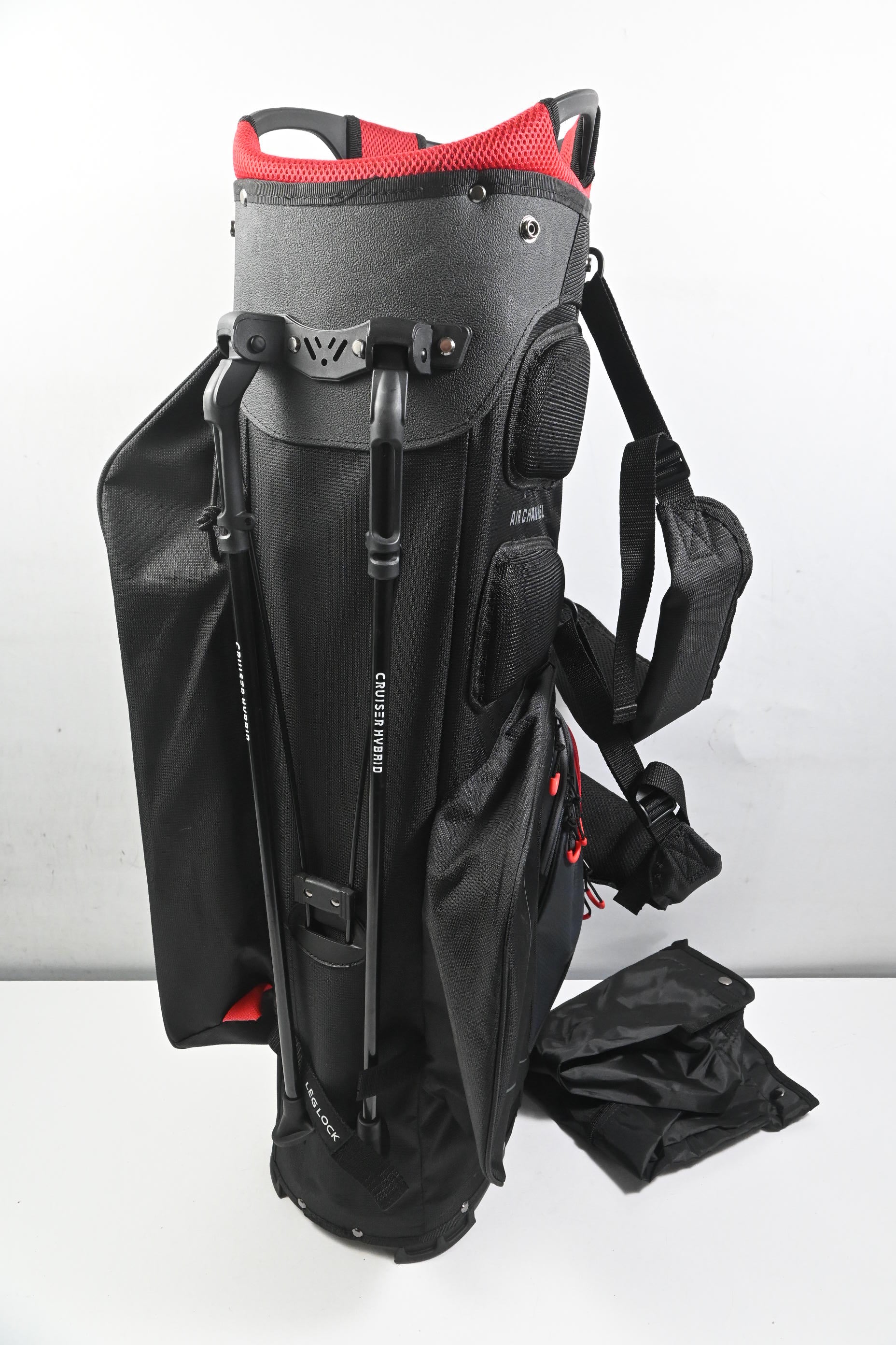 Cruiser Hybrid 8.5 Stand Bag / 5-Way Divider / Black, Grey, Red