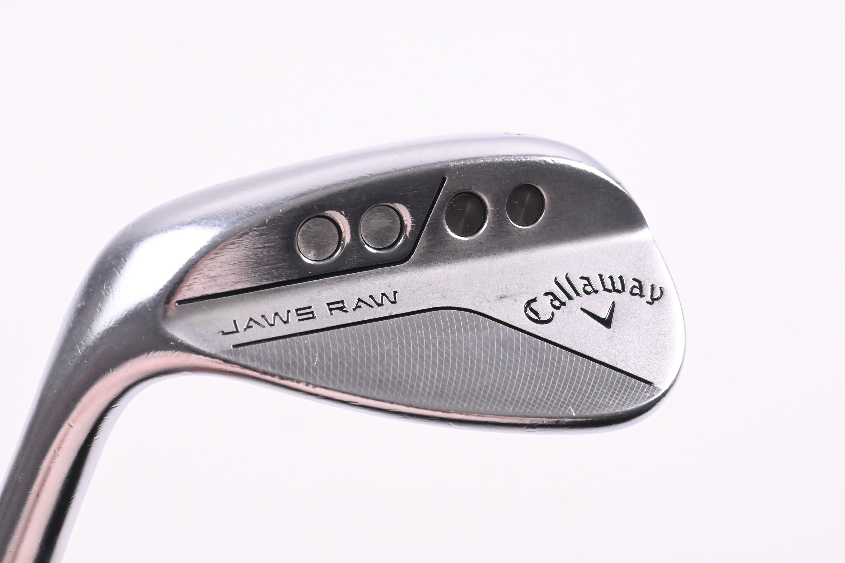 Left Hand Callaway Jaws Raw Sand Wedge / 56 Degree / Stiff Flex Dynamic Gold