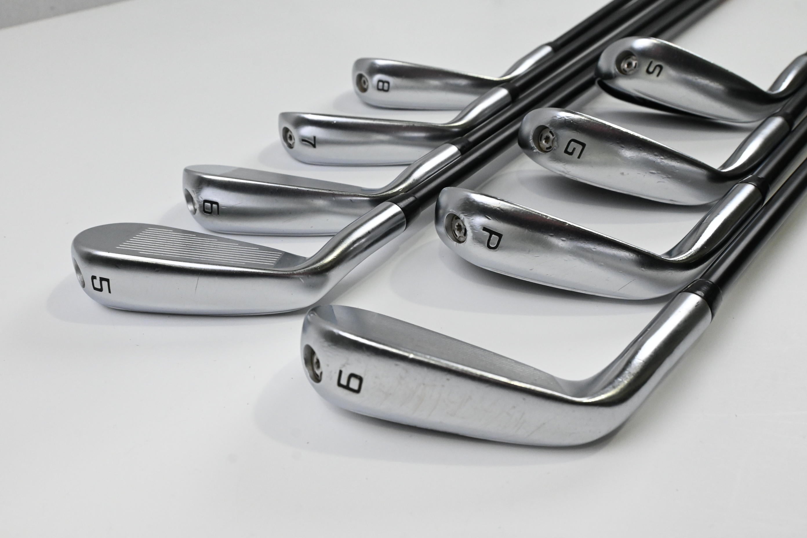 Cobra LTDx Irons / 5-PW+GW+SW / Regular Flex KBS PGI 75 Shafts