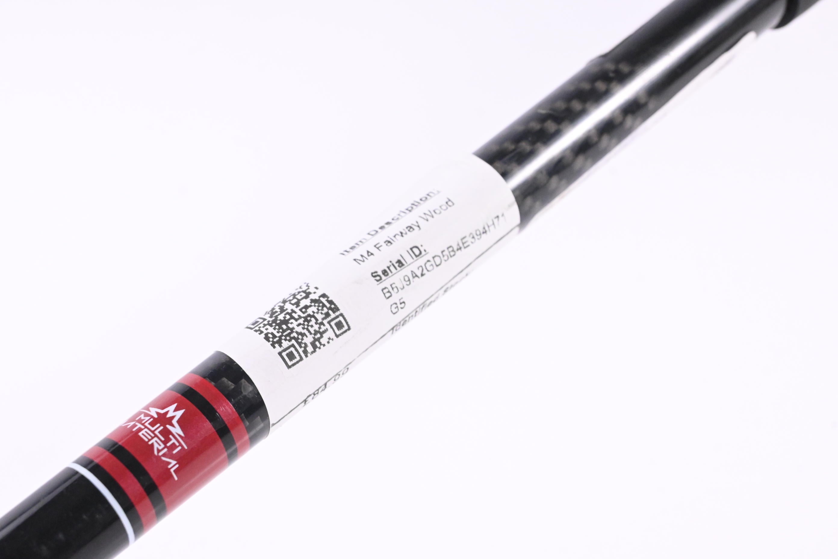 Left Hand Taylormade M4 #3 Wood / 16.5 Degree / Senior Flex Tensei CK Red 50