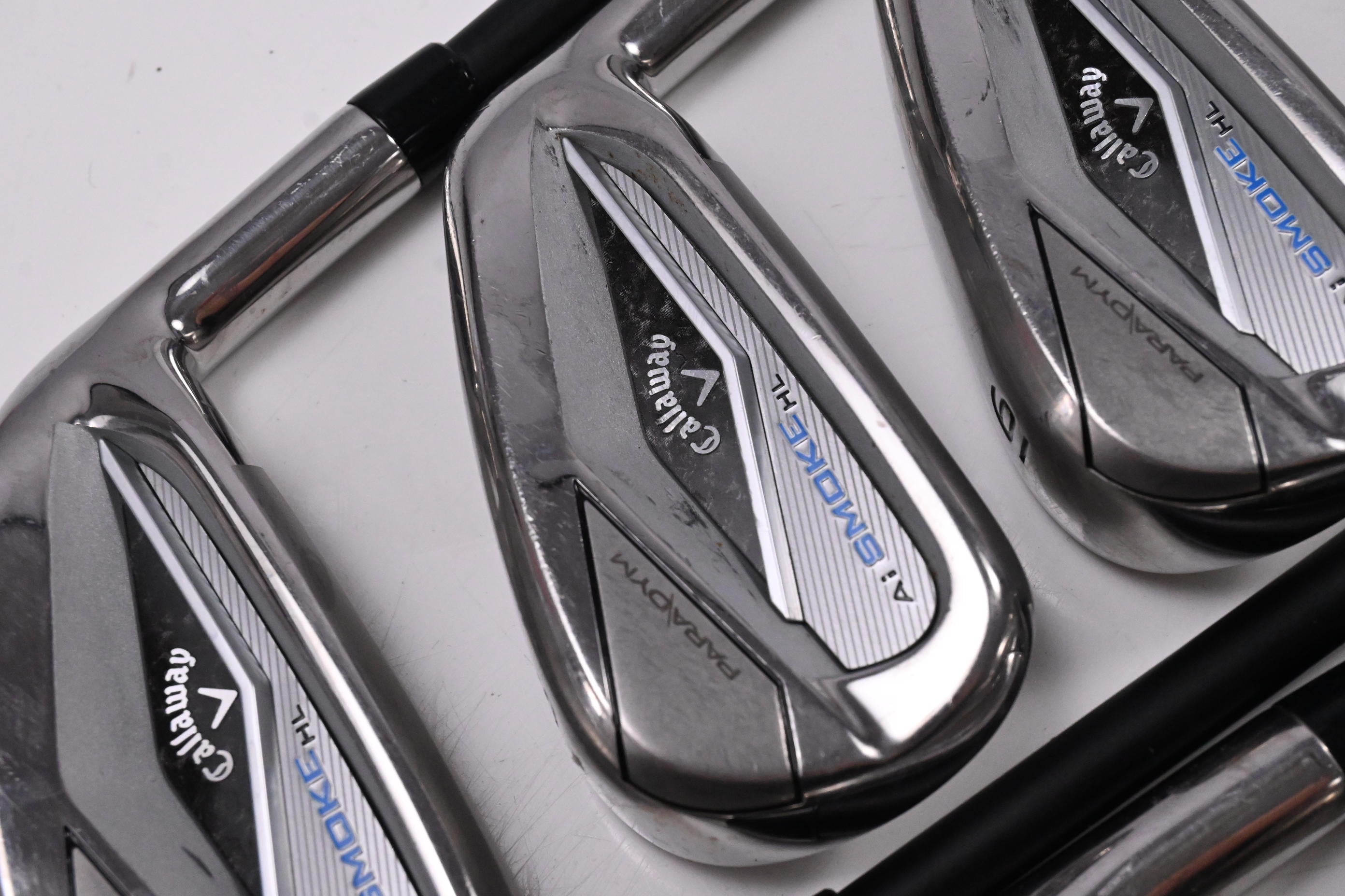 Callaway Paradym Ai Smoke HL Irons / 4-PW / Regular Flex Cypher 60 Shafts
