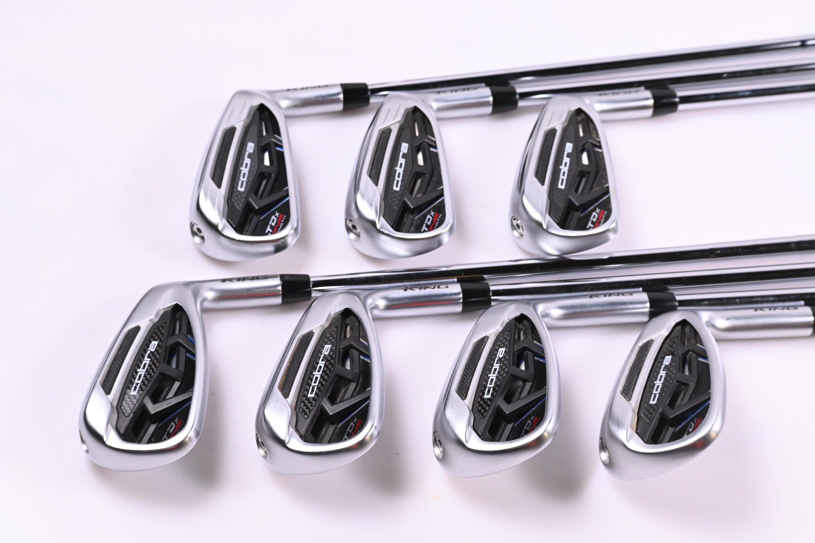 Cobra LTDx One Length Irons / 5-PW+GW / Regular Flex KBS Tour 90 Shafts
