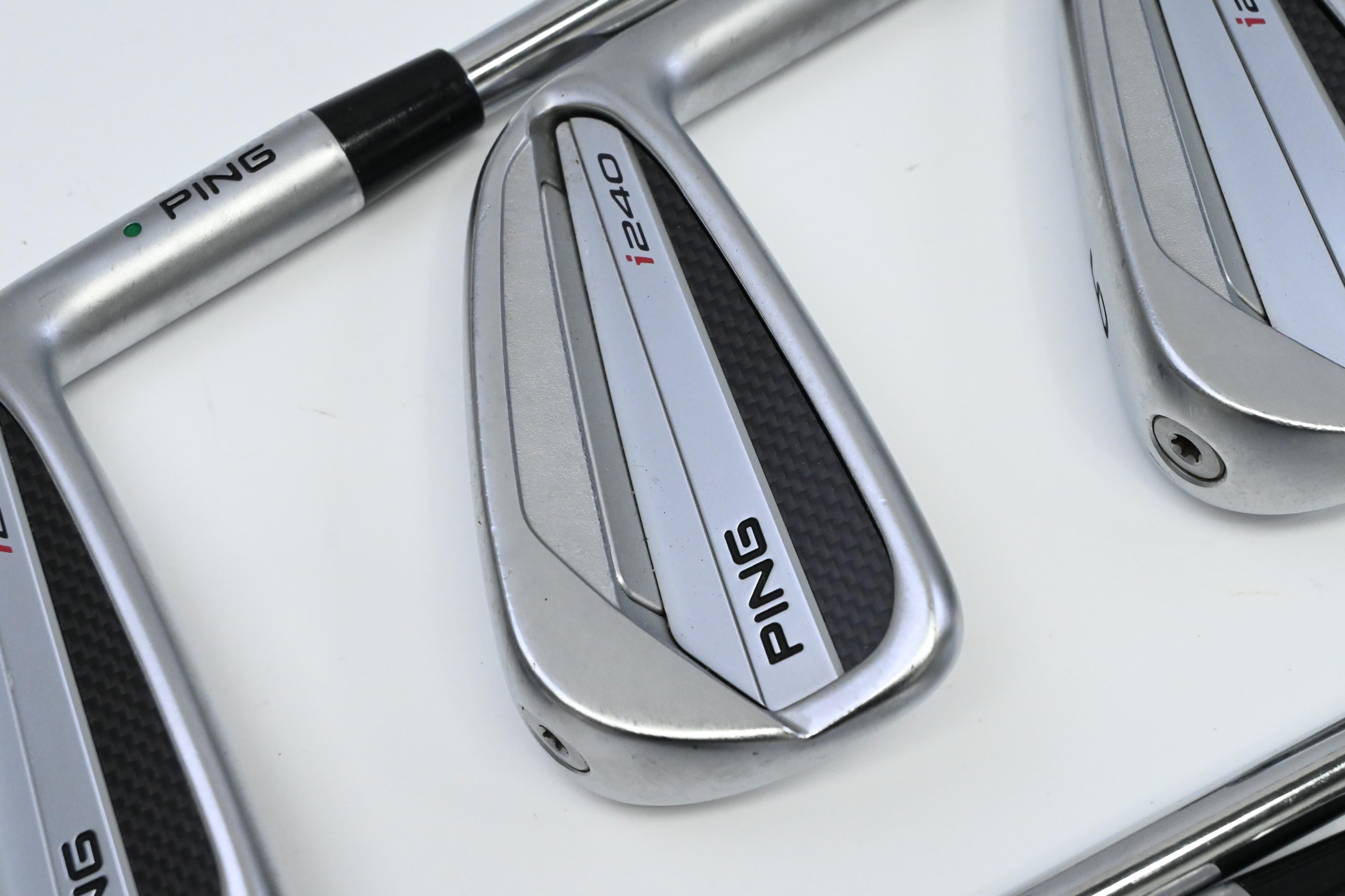 Ping I240 Irons / 4-PW+UW / Green Dot / Stiff Flex NS Pro Modus3 Tour 115 Shafts