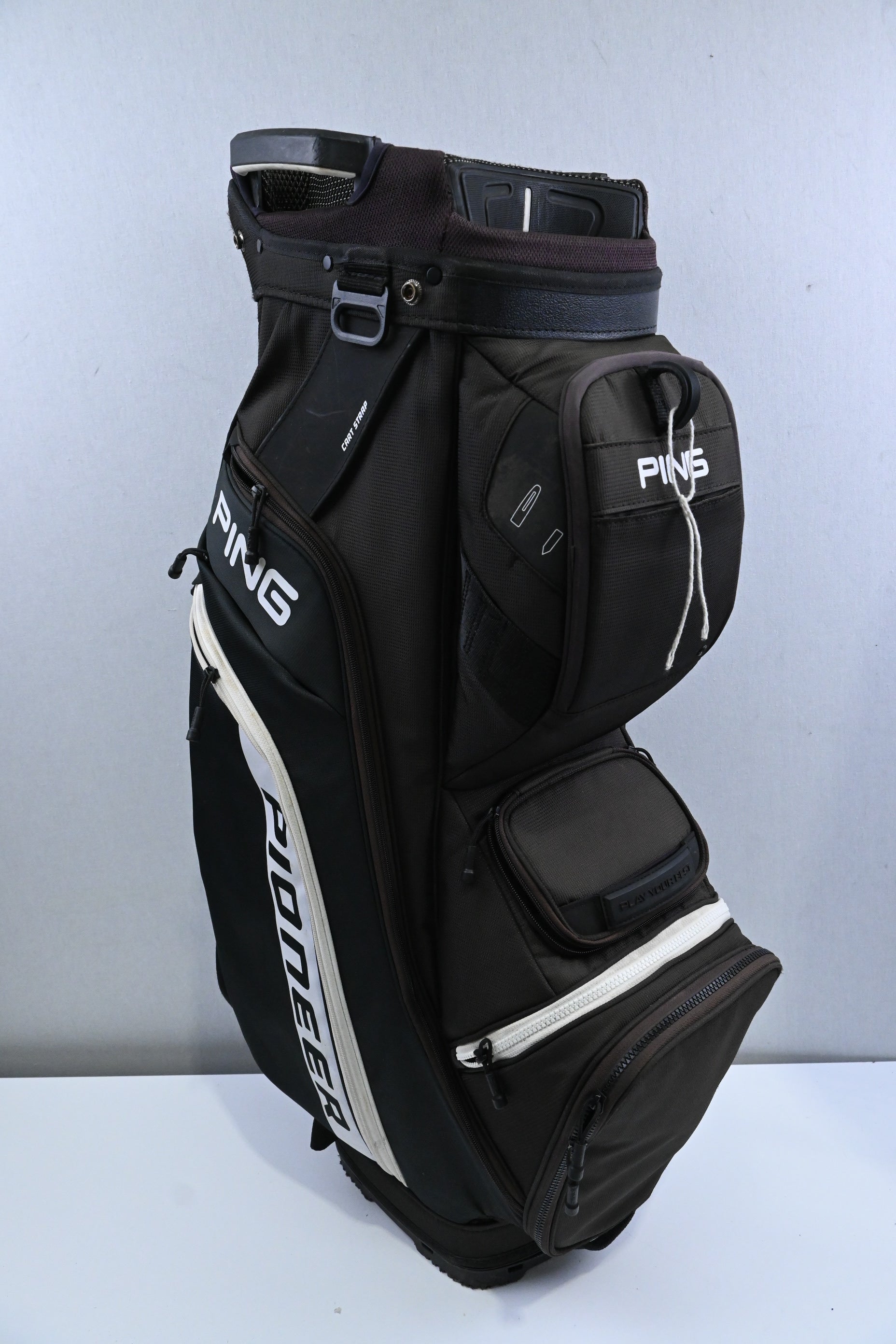 Ping Pioneer Cart Bag / 15-Way / Black, Grey