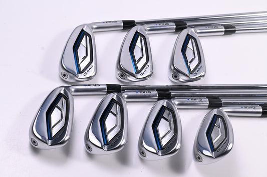 Ping G440 Irons / 5-PW+56 Degree / Blue Dot / Stiff Flex Ping AWT 3.0 Shafts