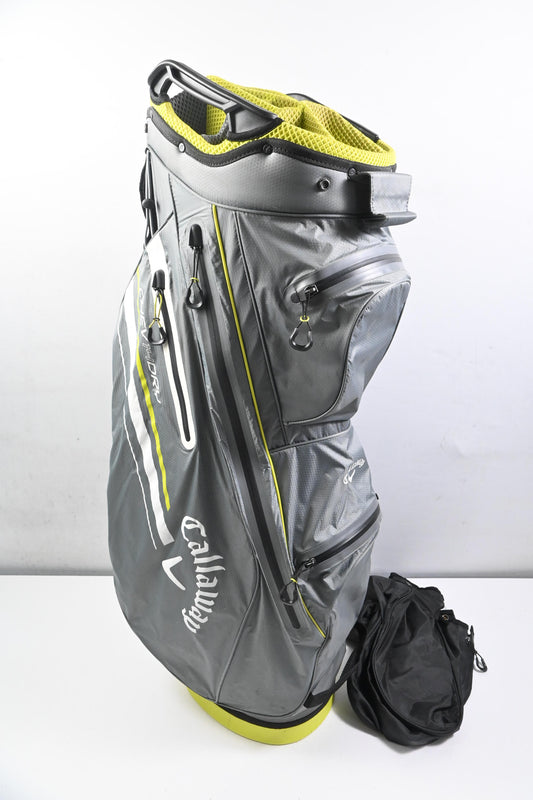 Callaway Chev 14 Dry Cart Bag / 14-Way Divider / Grey, Yellow