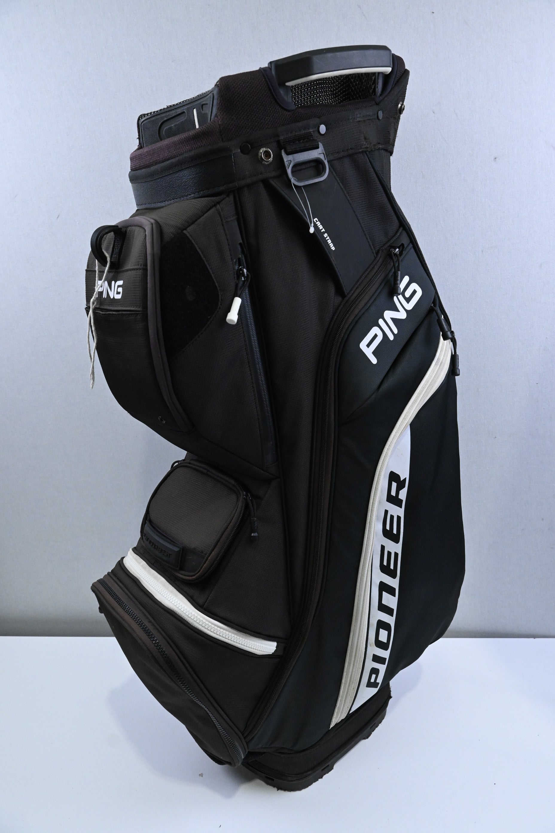 Ping Pioneer Cart Bag / 15-Way / Black, Grey