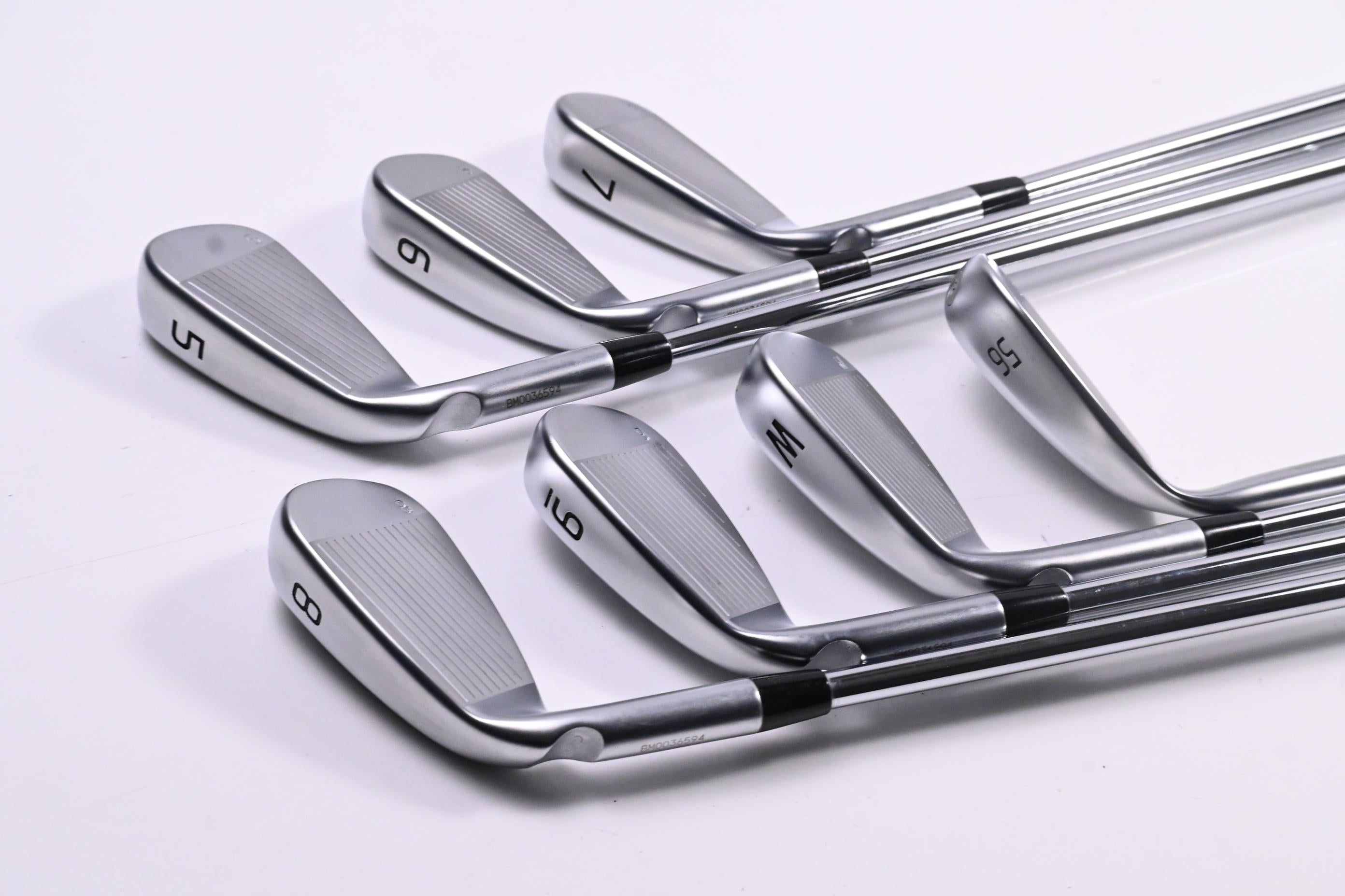 Ping G440 Irons / 5-PW+56 Degree / Blue Dot / Stiff Flex Ping AWT 3.0 Shafts
