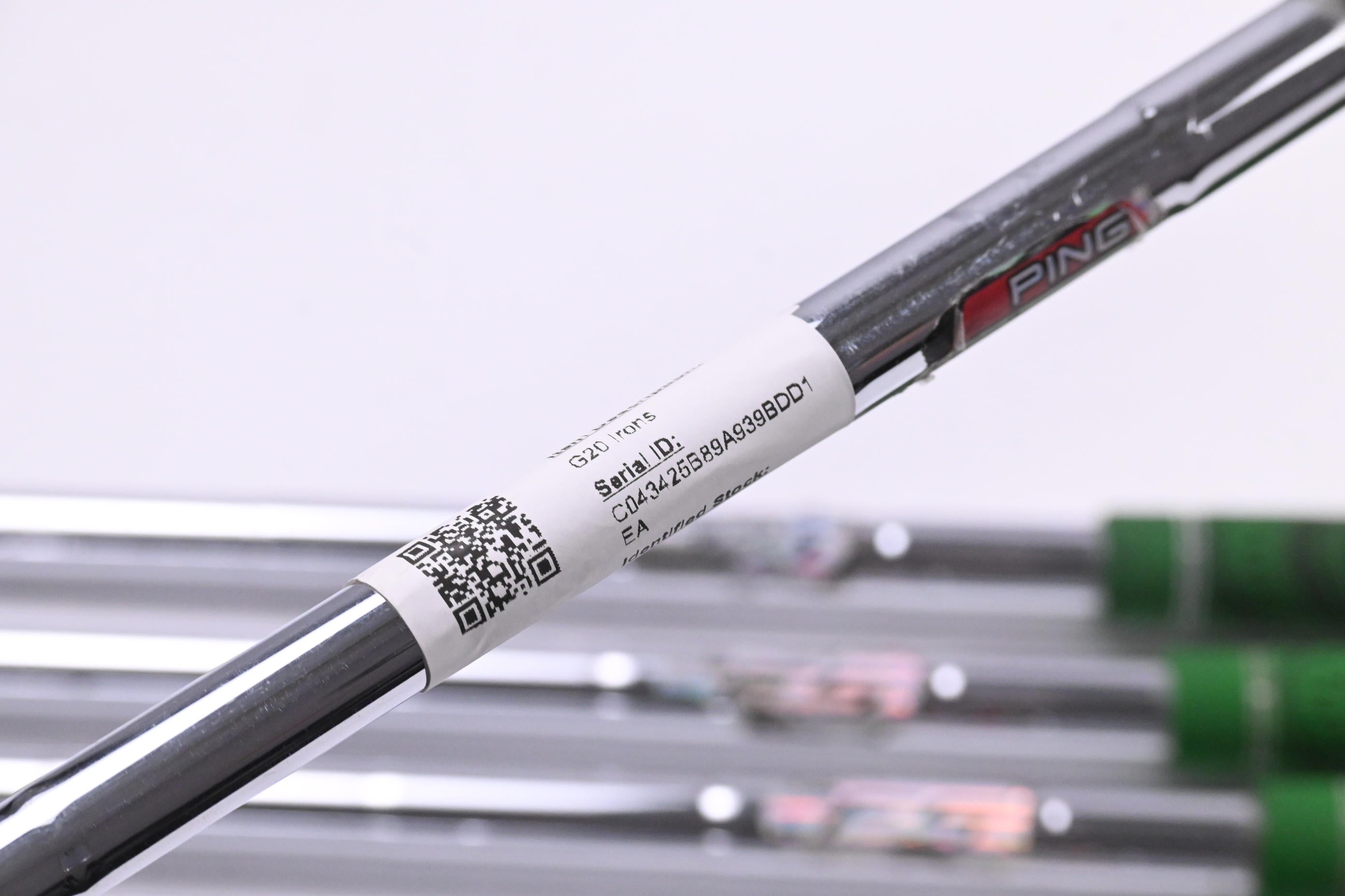 Ping G20 Irons / 6-PW / Yellow Dot / Regular Flex Ping CFS Distance Shafts