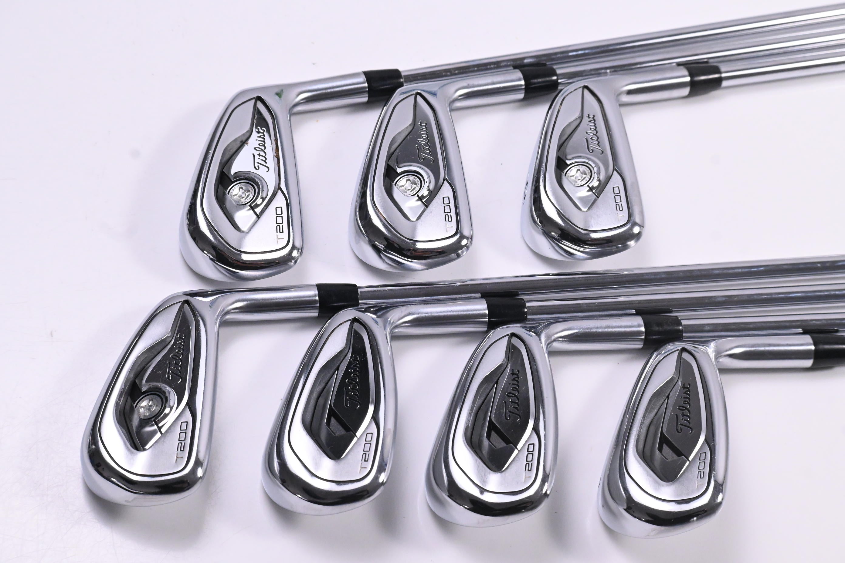 Titleist T200 2019 Irons / 4-PW / Stiff Flex True Temper AMT Black S300 Shafts