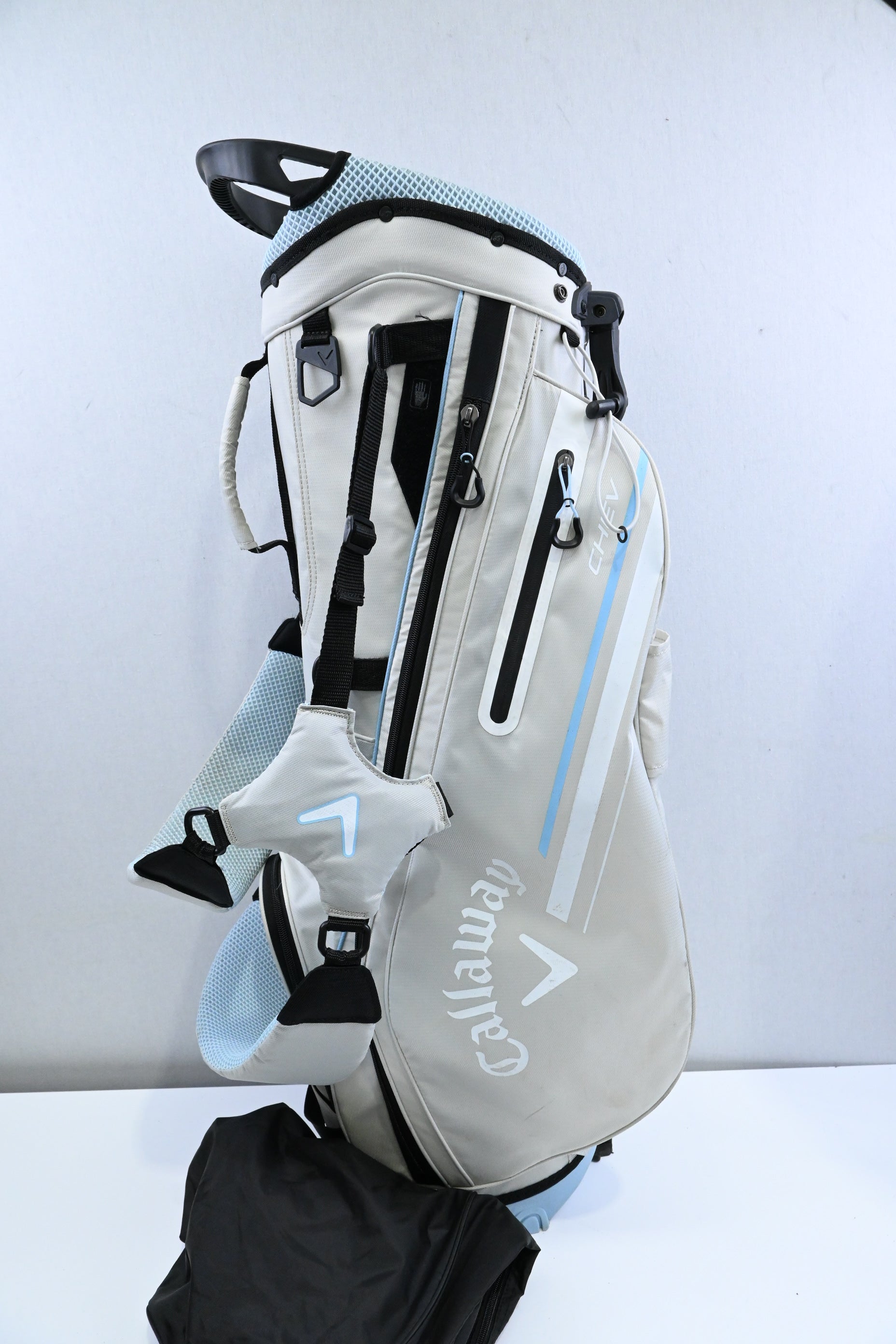 Callaway Chev Stand Bag / 4-Way / White, Blue