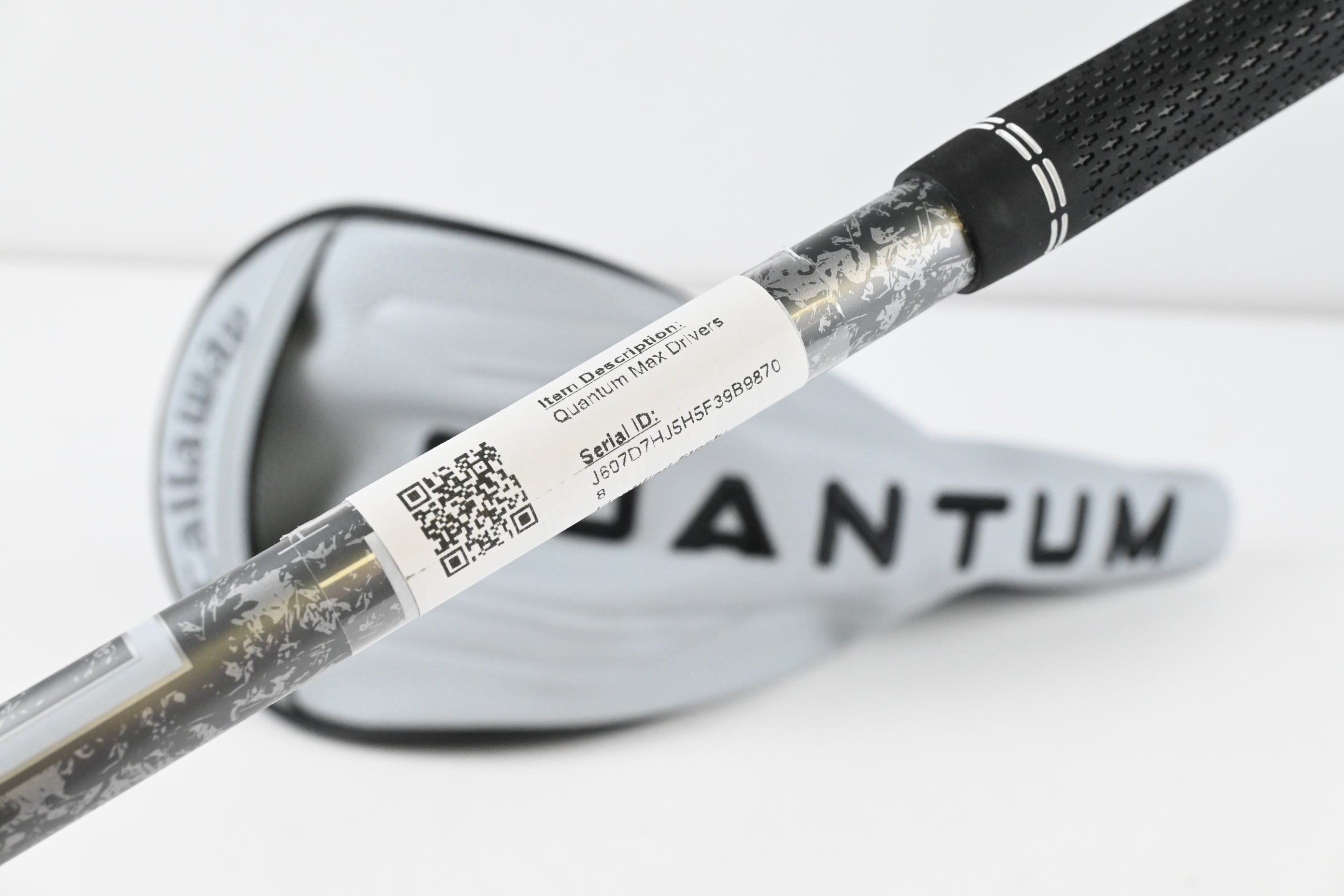 Callaway Quantum Max Driver / 9 Degree / Stiff Flex Denali Frost Silver 60 Shaft