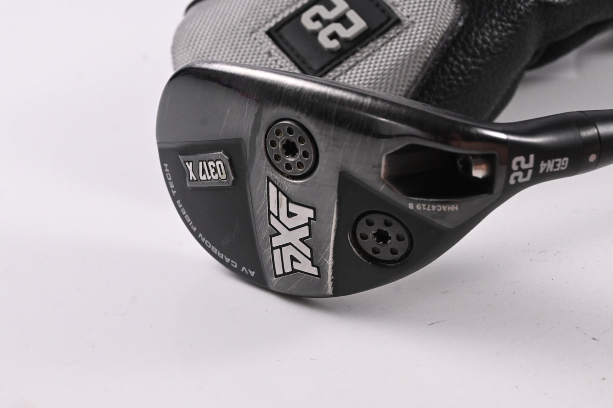 PXG 0317 X Gen4 #4 Hybrid / 22 Degree / Stiff Flex Tensei AV Blue 75 Shaft
