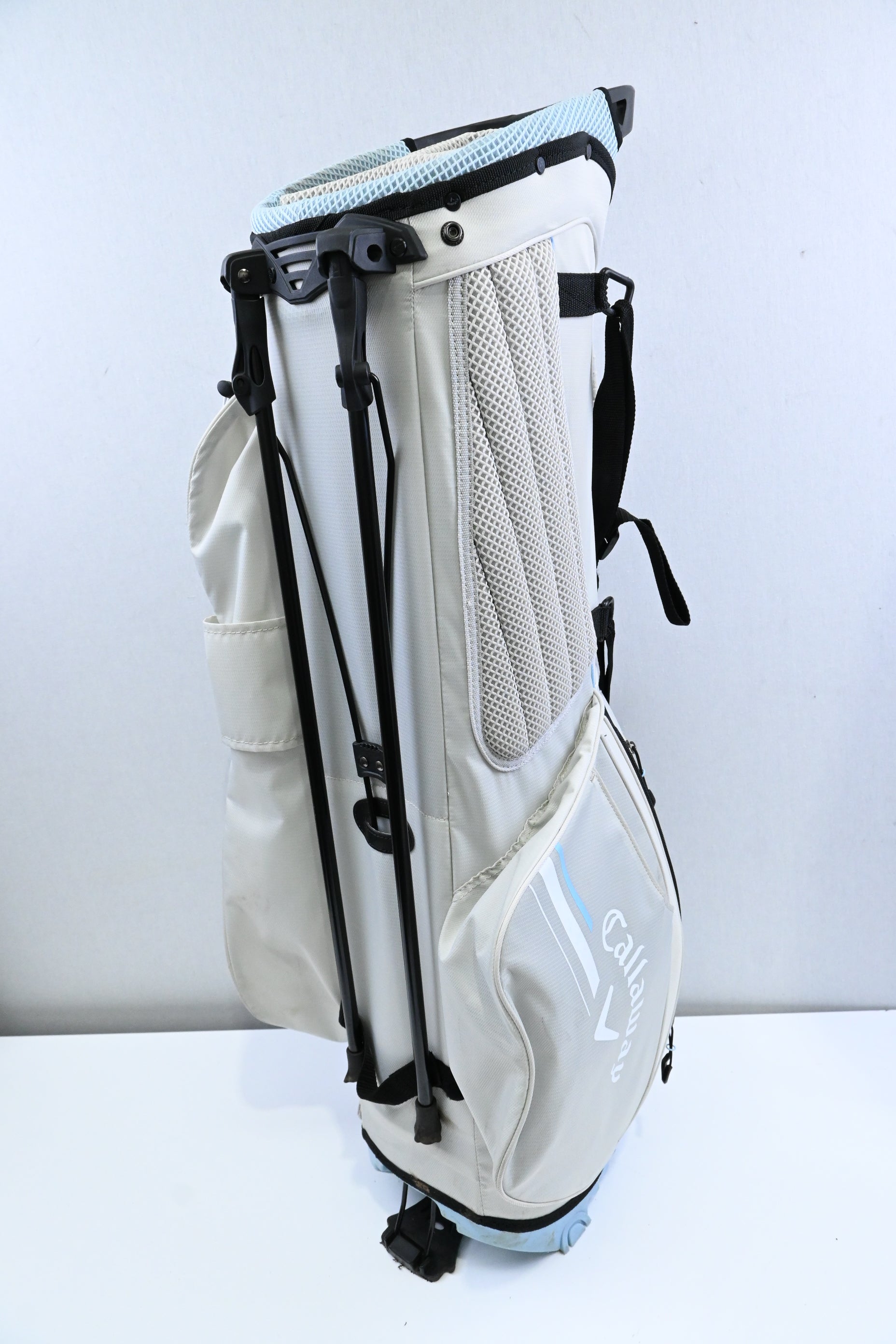 Callaway Chev Stand Bag / 4-Way / White, Blue