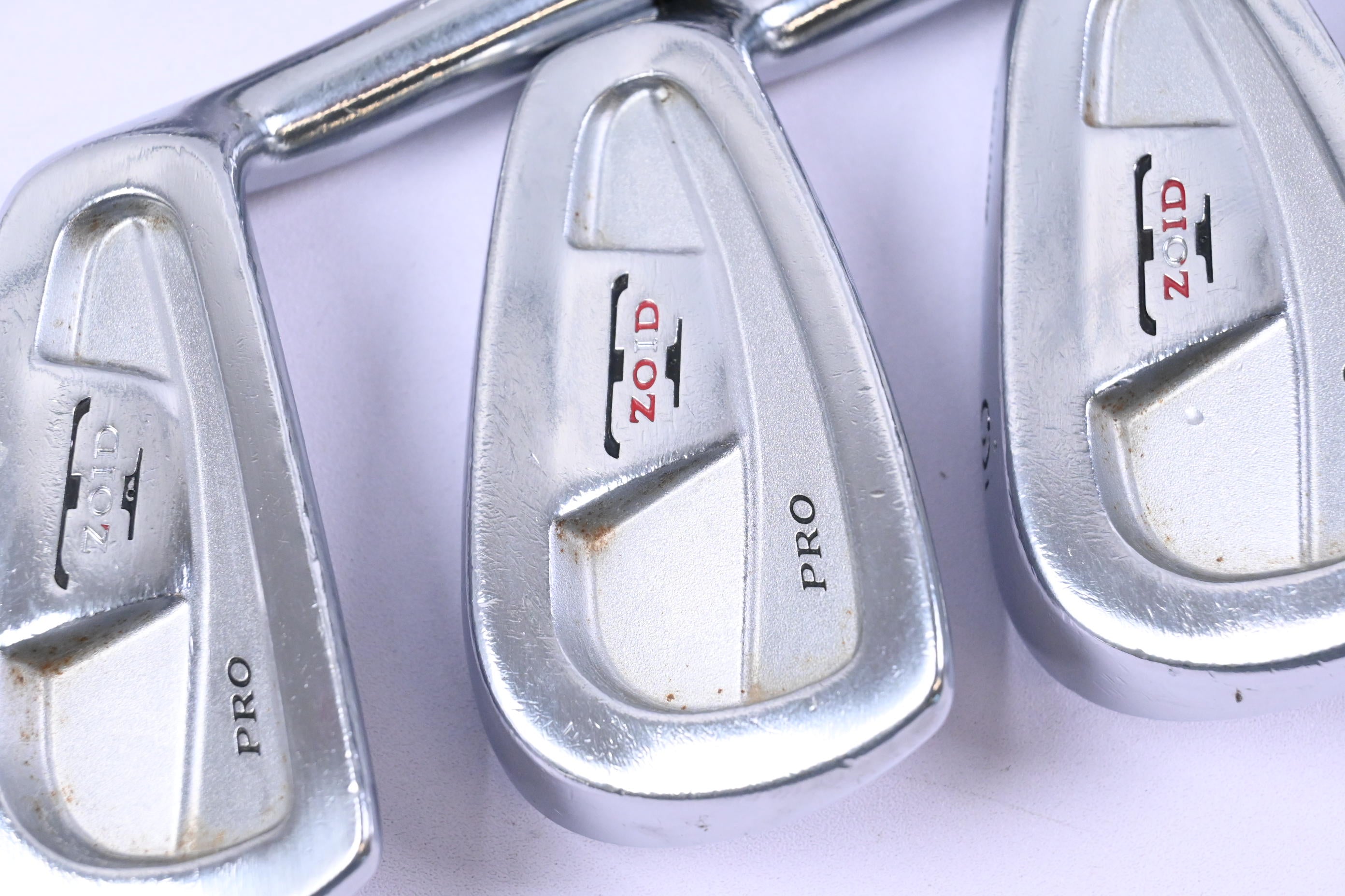 Mizuno T-Zoid Pro Irons / 3-PW+SW / Stiff Flex Steel Shafts