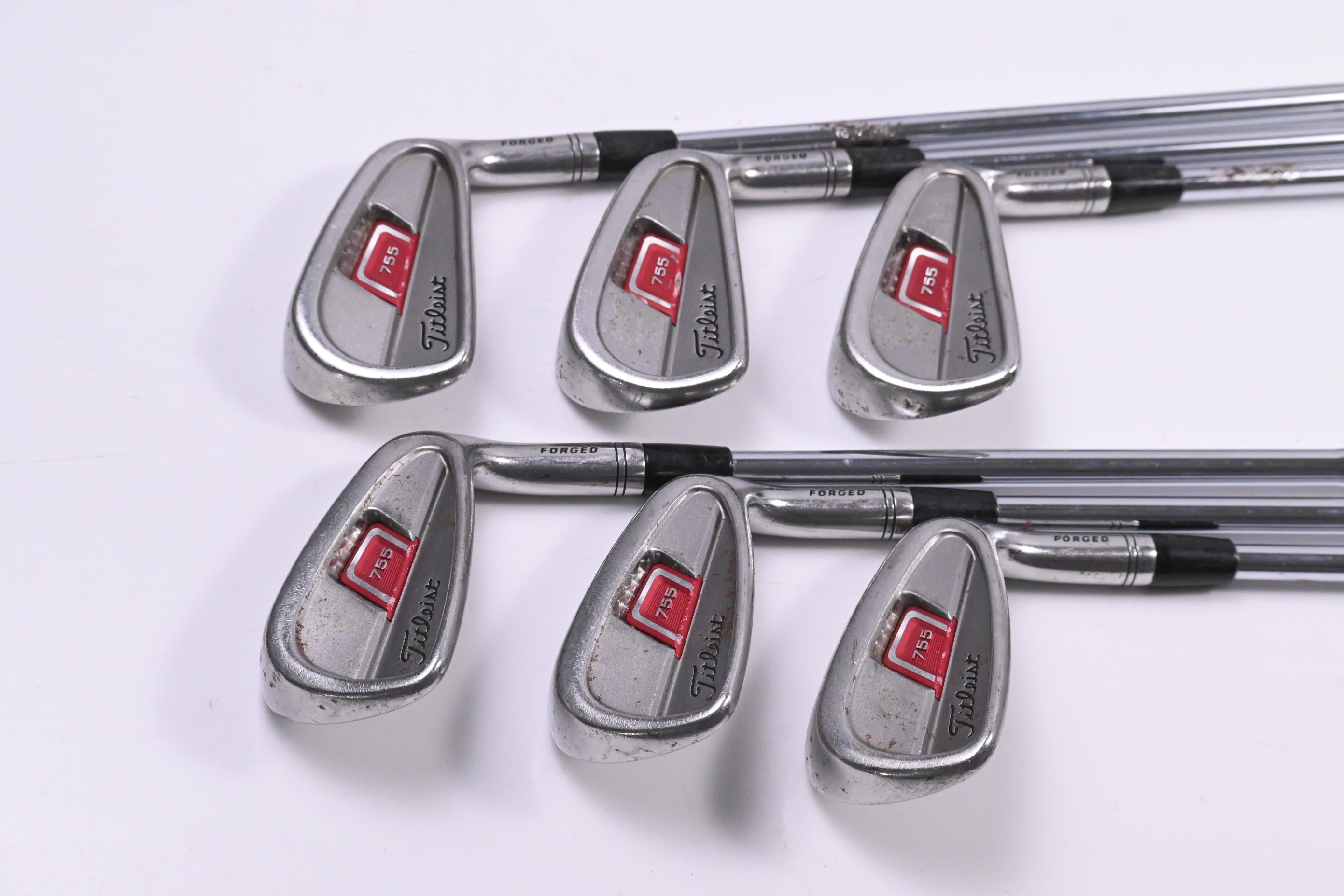 Titleist 755 Forged Irons / 5-PW / Stiff Flex Titleist Tri Spec Shafts