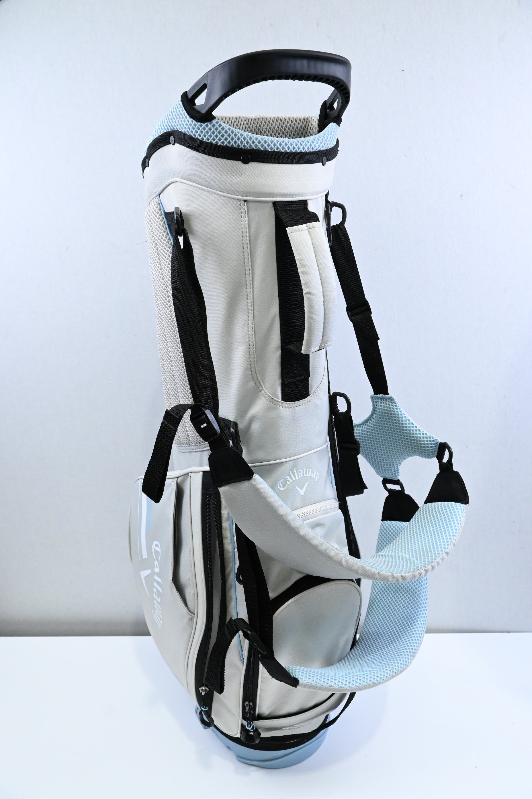 Callaway Chev Stand Bag / 4-Way / White, Blue