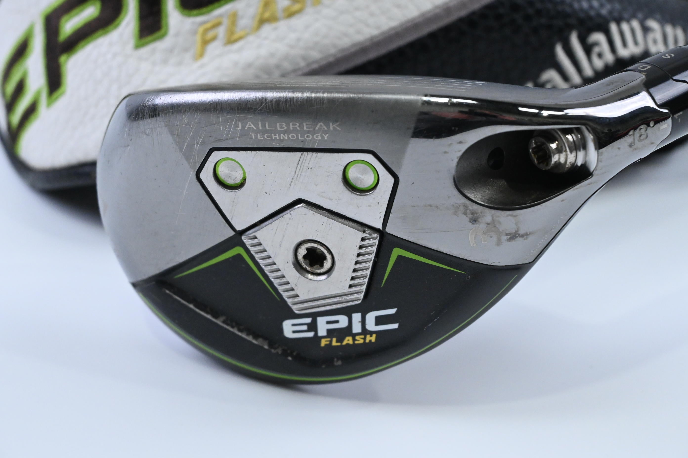 Callaway Epic Flash #3 Hybrid / 18 Degree / X-Flex Tensei AV White 75 Shaft