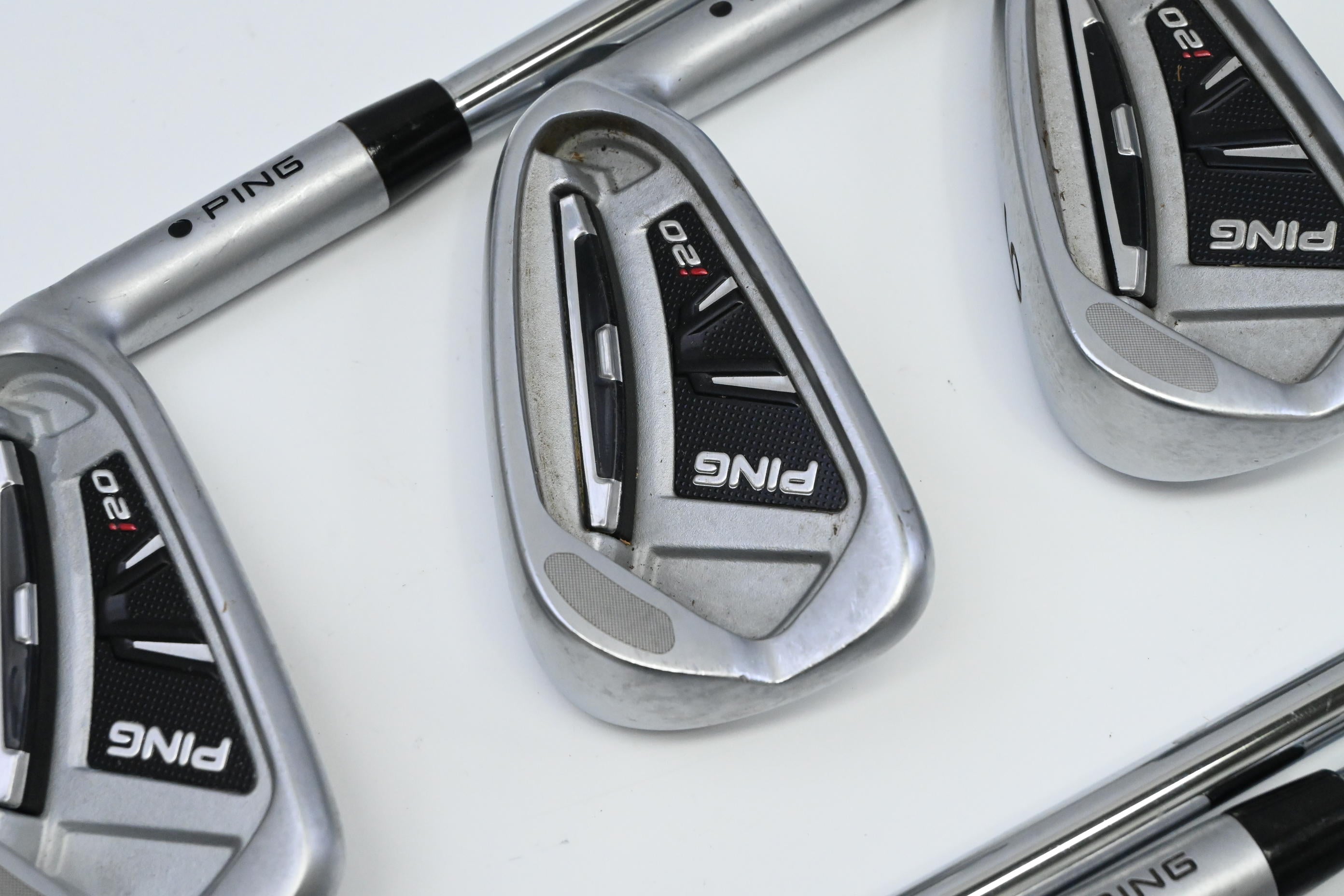 Ping i20 Irons / 4-PW+SW / Black Dot / Regular Flex Ping CFS Shafts