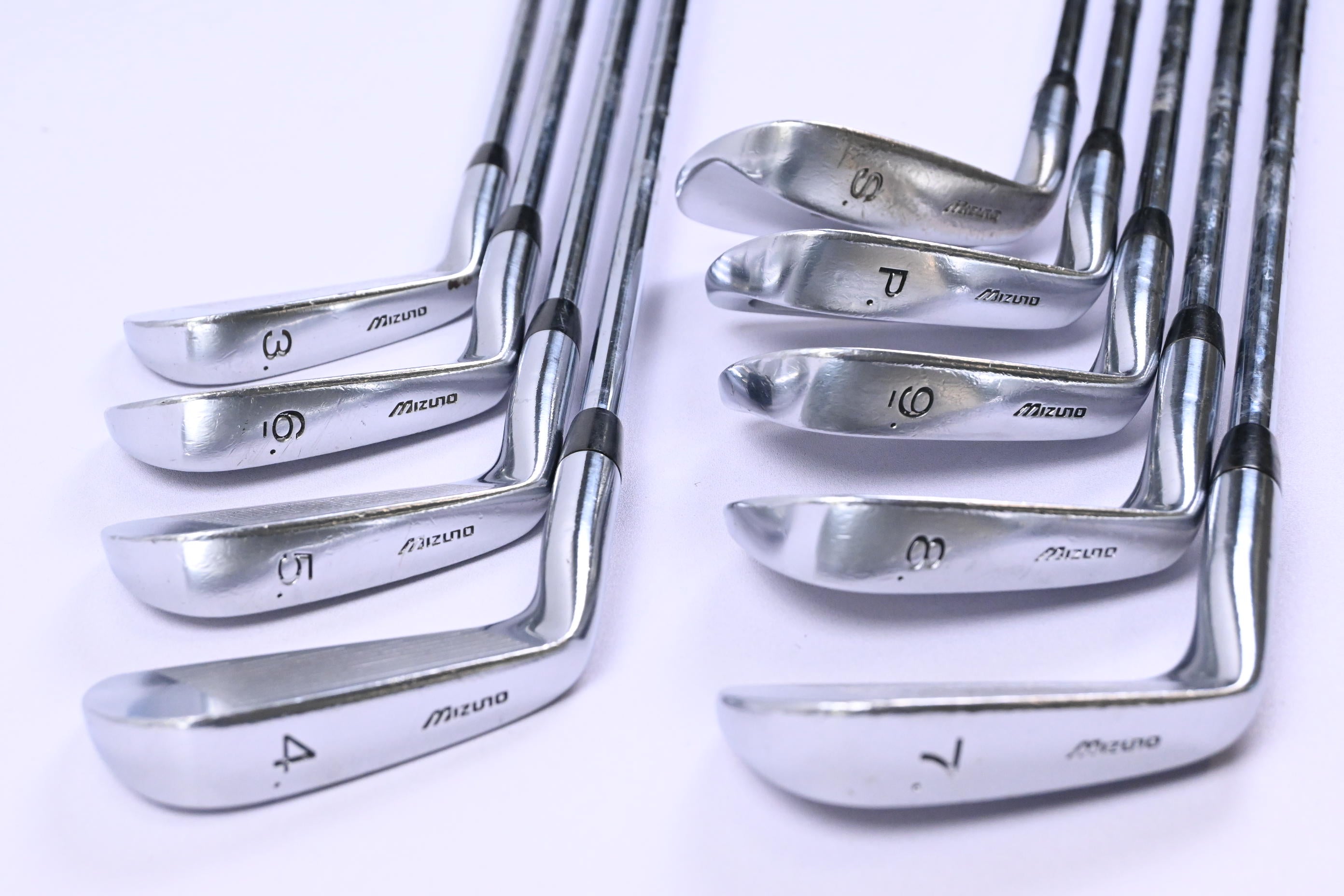 Mizuno T-Zoid Pro Irons / 3-PW+SW / Stiff Flex Steel Shafts