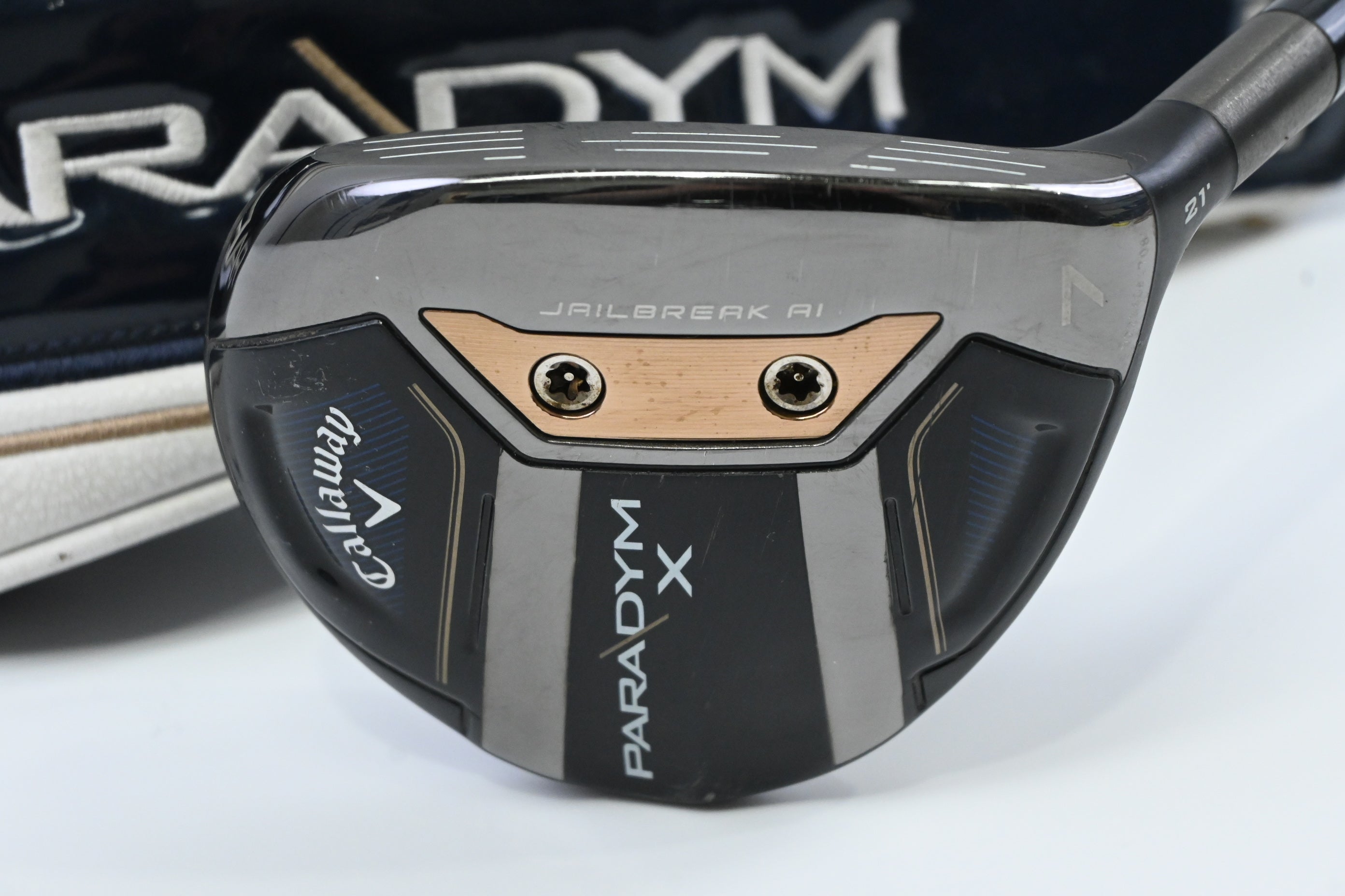 Ladies Callaway Paradym X #7 Wood / 21 Degree / Ladies Flex Aldila Ascent 40