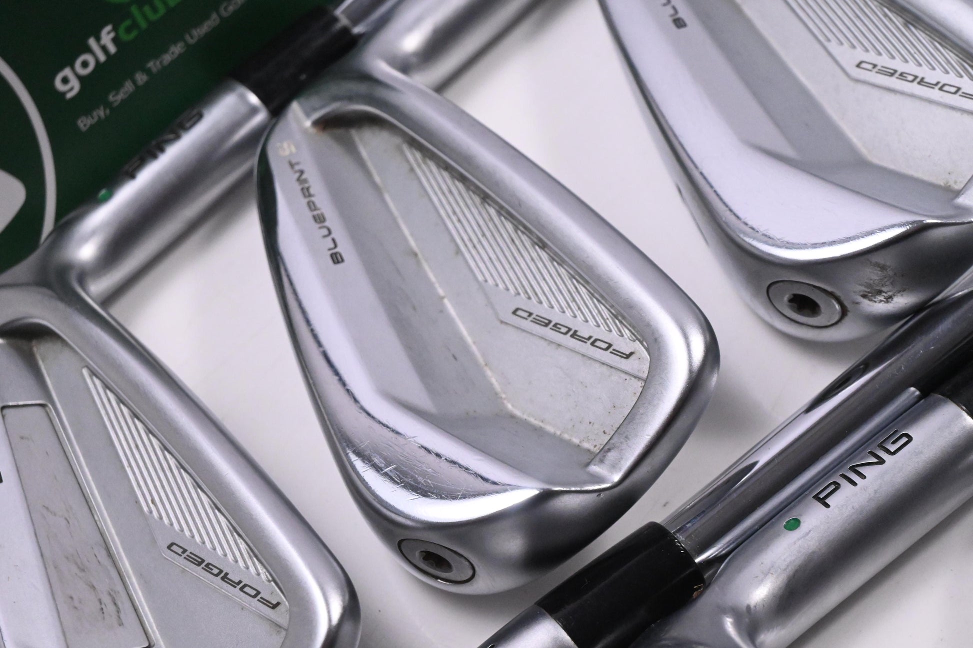 Ping Blueprint S Irons / 5-PW / Green Dot / Stiff Flex Dynamic Gold S300 105 Shafts