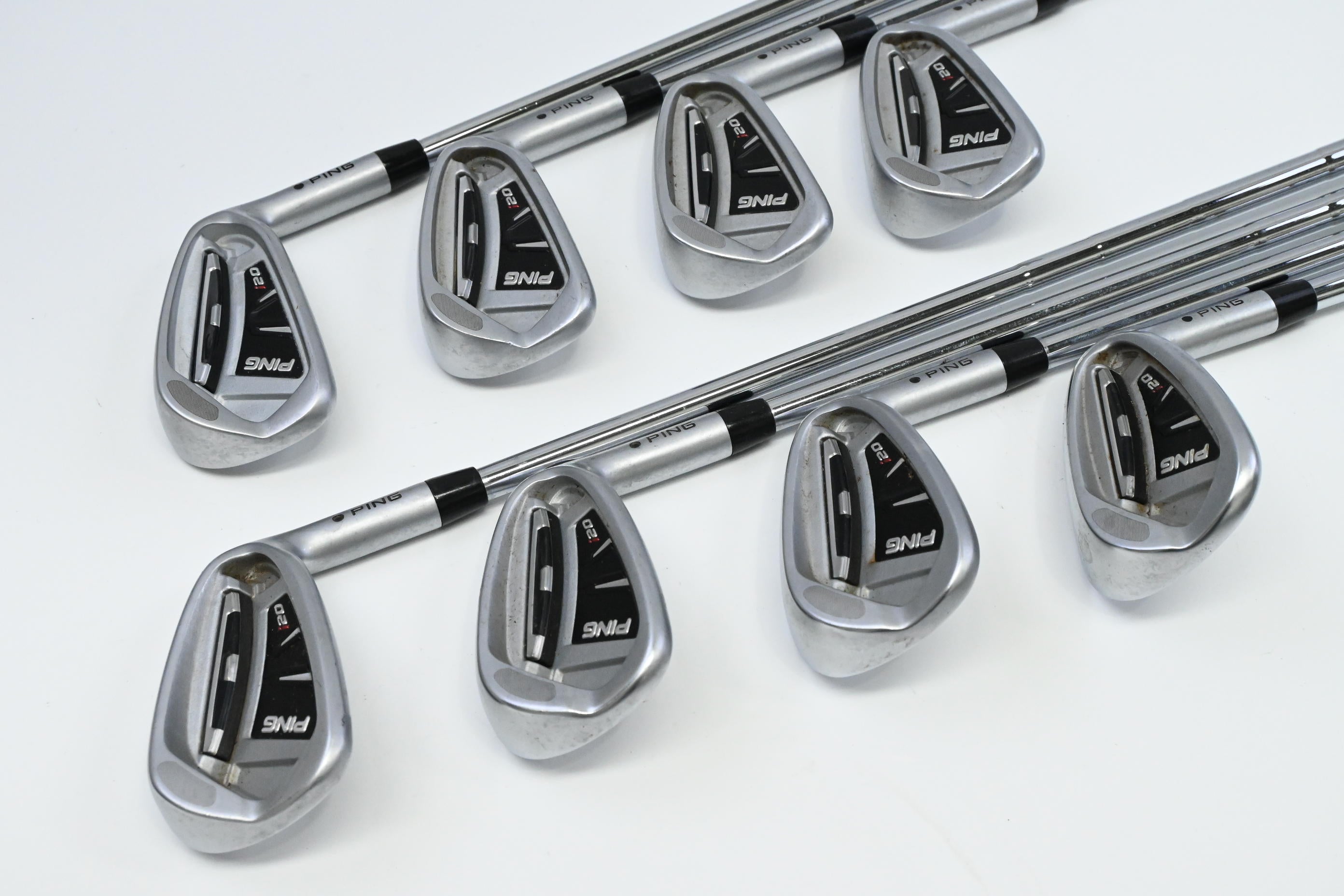 Ping i20 Irons / 4-PW+SW / Black Dot / Regular Flex Ping CFS Shafts